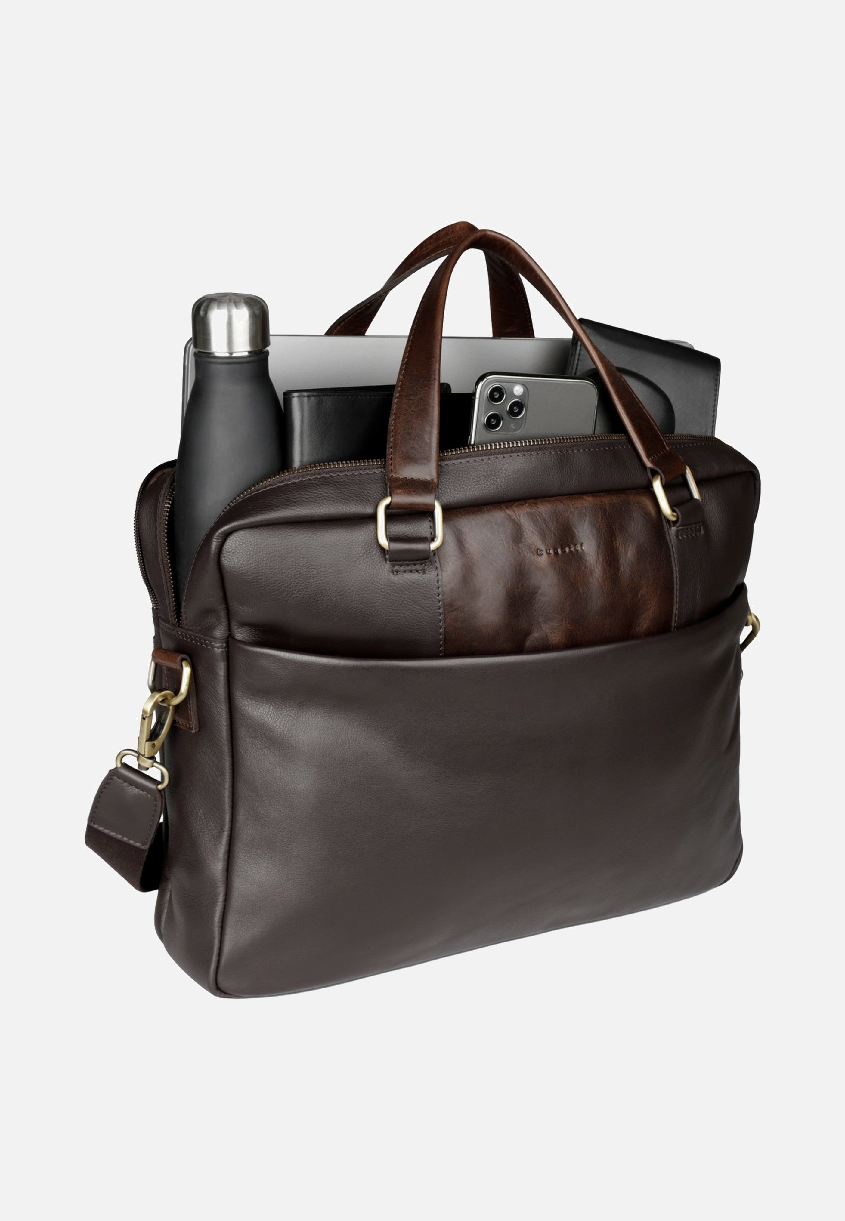 Bugatti Ryan Briefcase 492551 Brown Briefcase