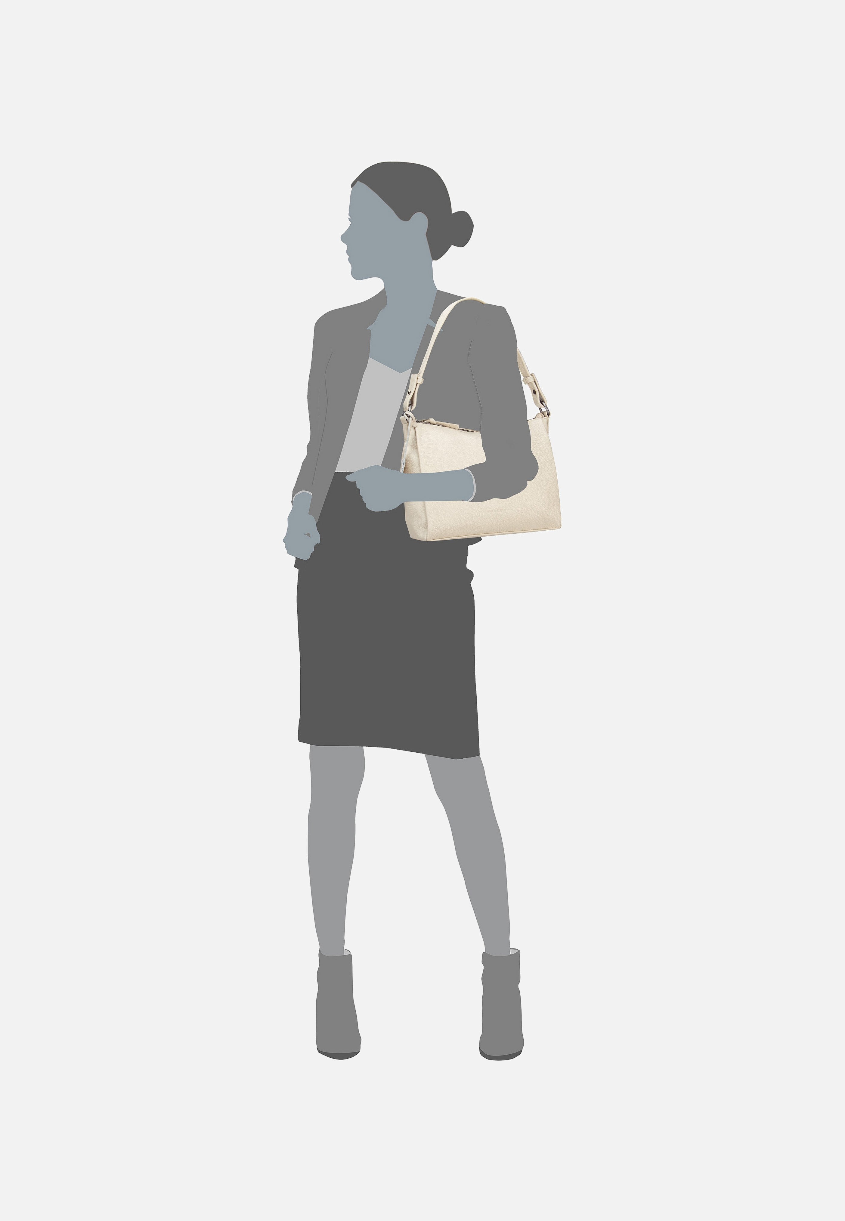 Burkely - Lush Lucy 1000531 Off White - Hobo Bag | Women-Image