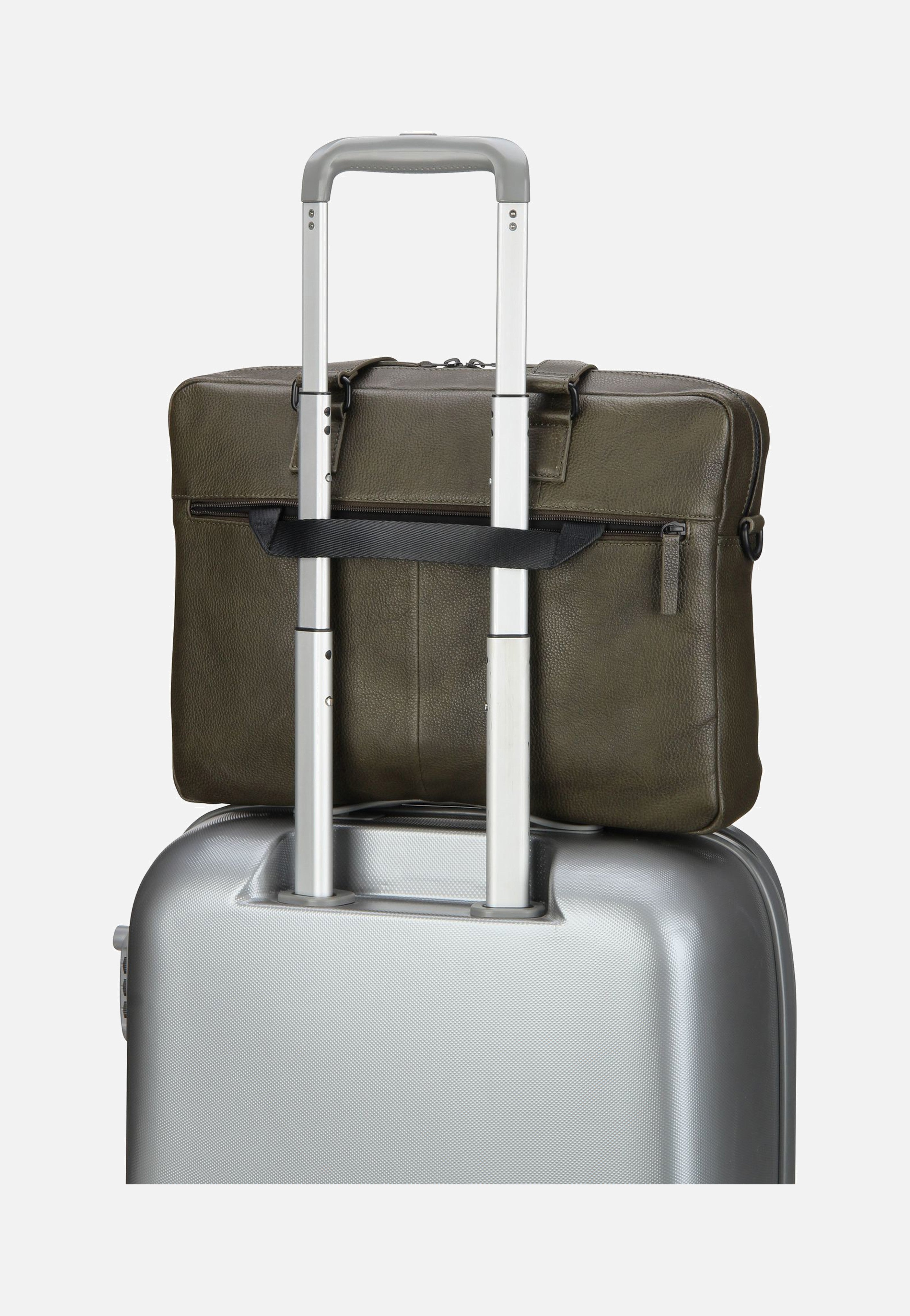 Burkely - Minimal Mason 1000802 Green - Briefcase | Men-Image