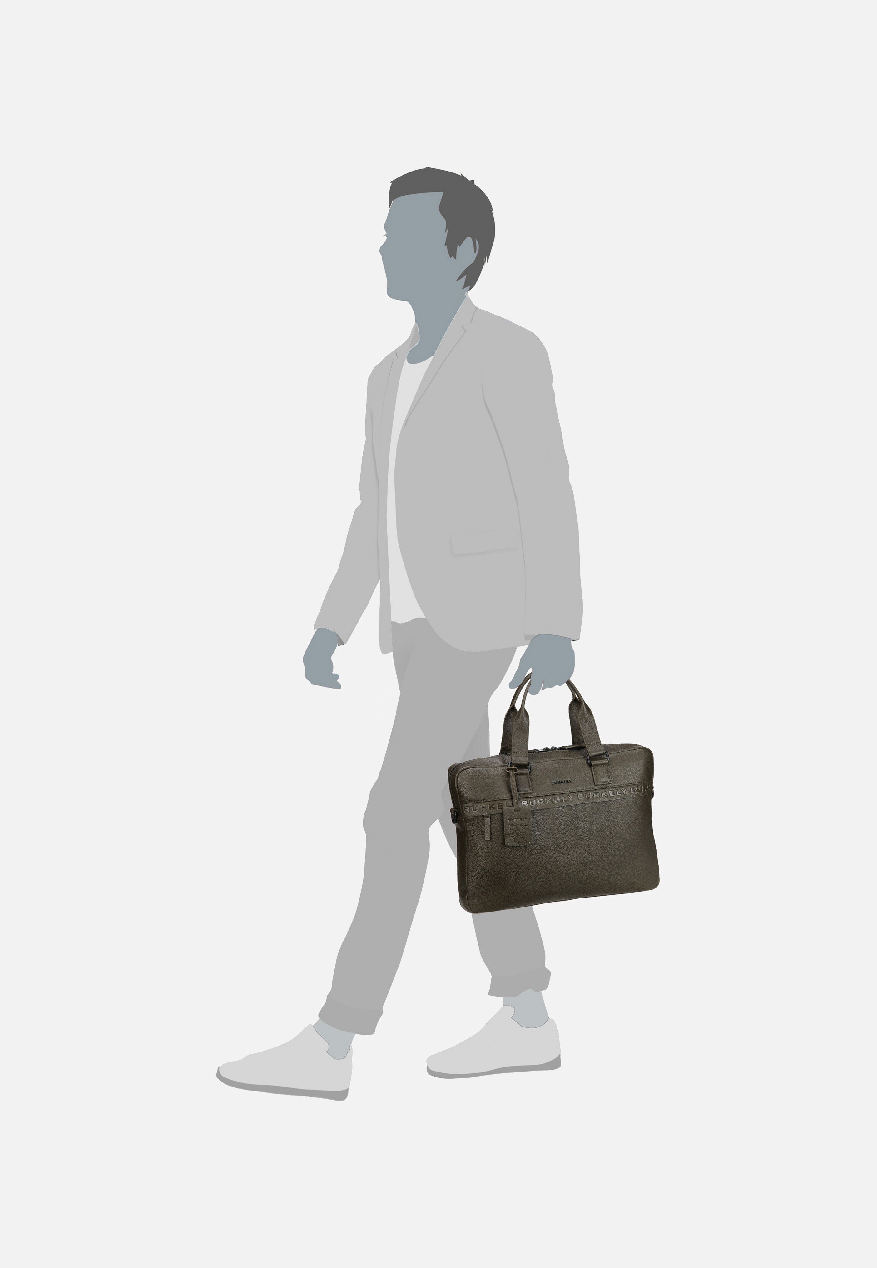 Burkely - Minimal Mason 1000802 Green - Briefcase | Men-Image