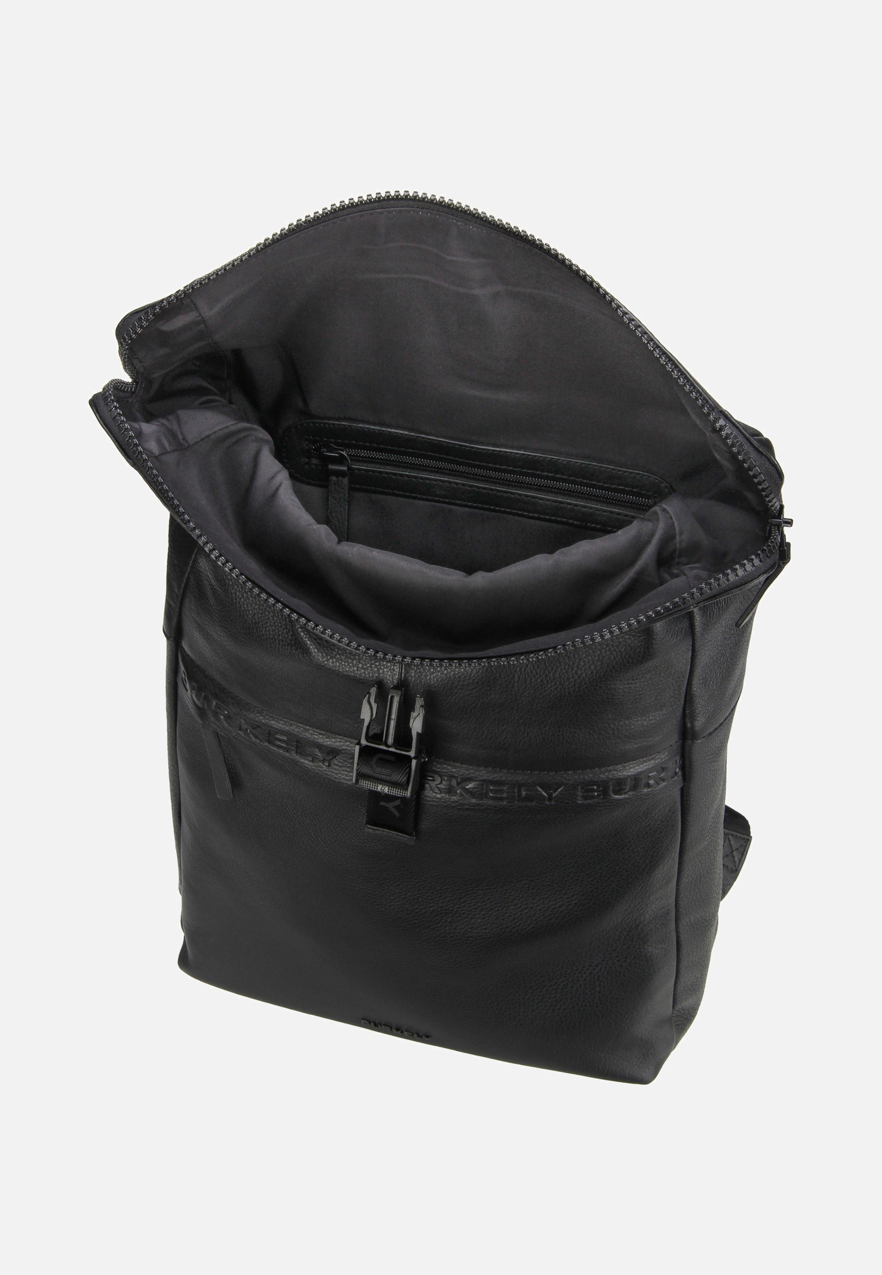 Burkely - Minimal Mason 1000805 Black - Rolltop Backpack | Neutral-Image
