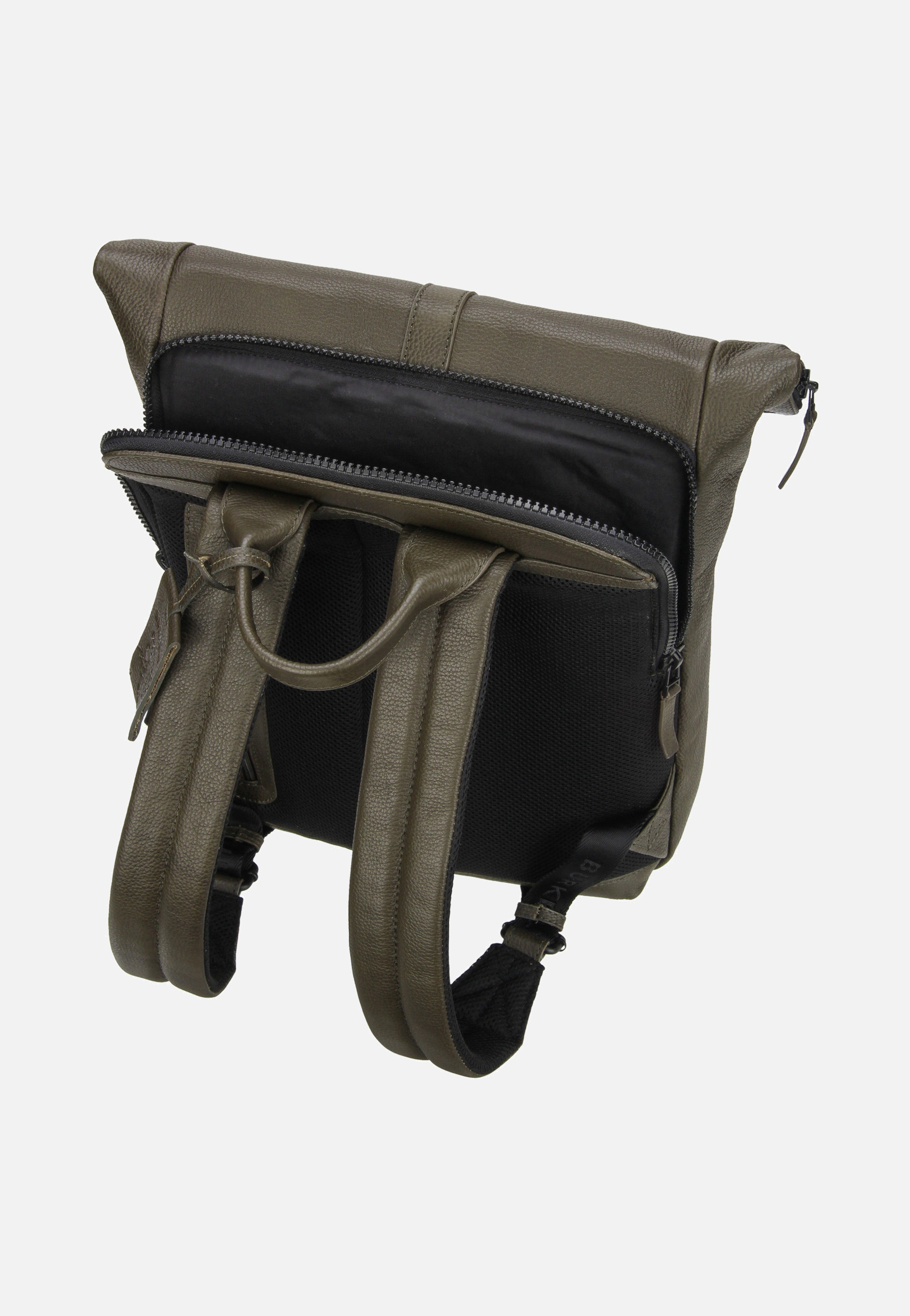 Burkely Minimal Mason 1000805 Green Rolltop Backpack