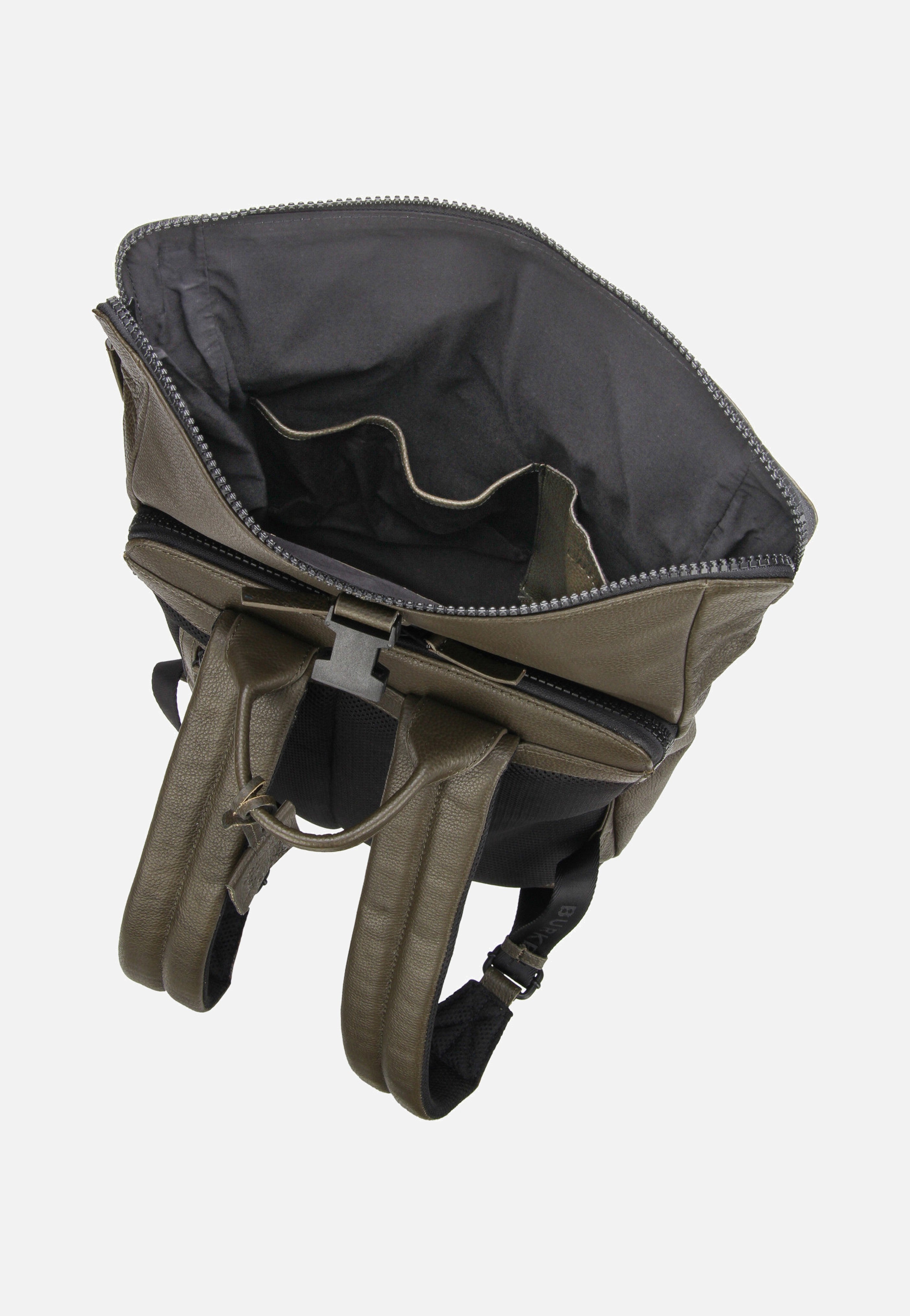 Burkely Minimal Mason 1000805 Green Rolltop Backpack