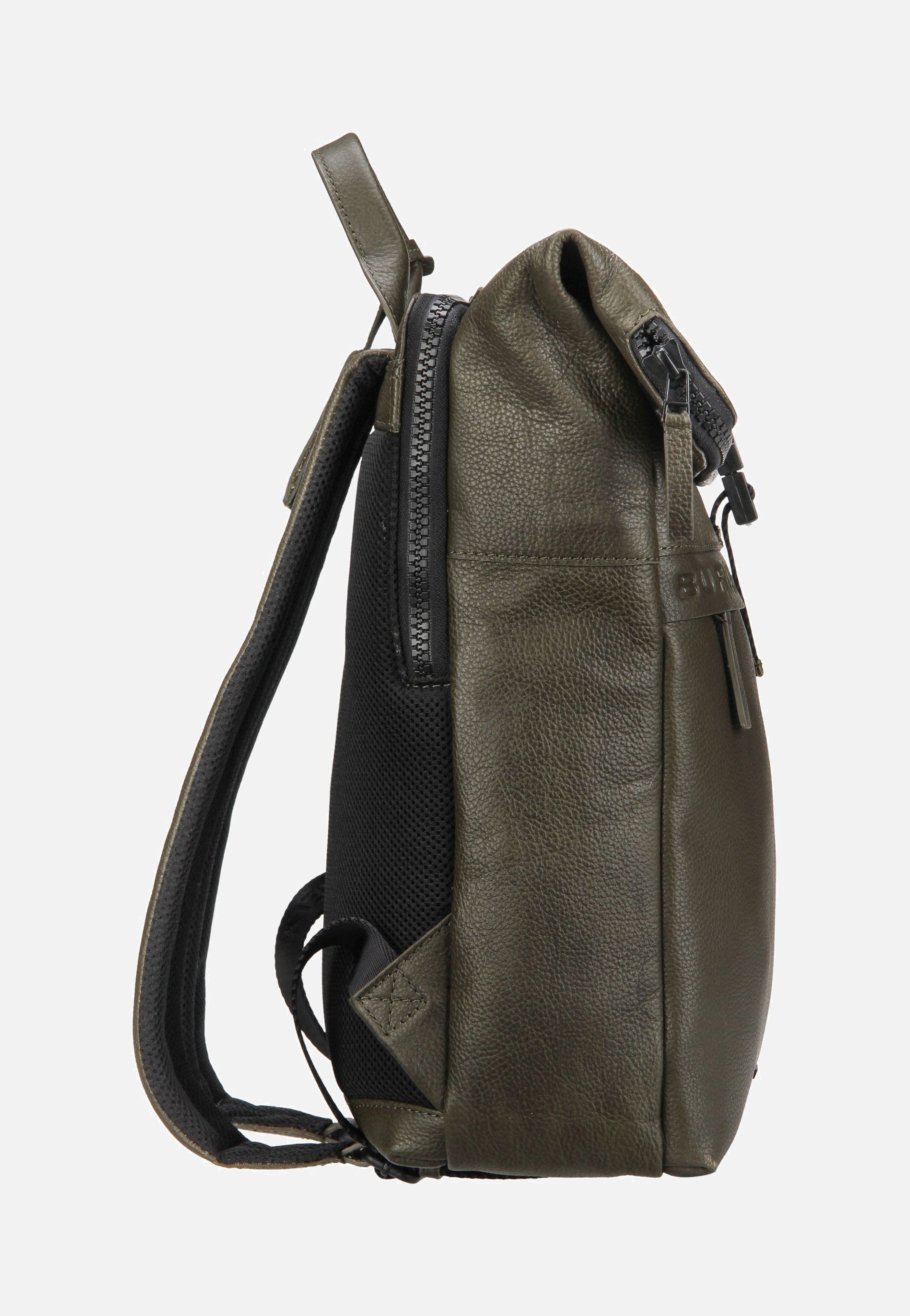Burkely Minimal Mason 1000805 Green Rolltop Backpack