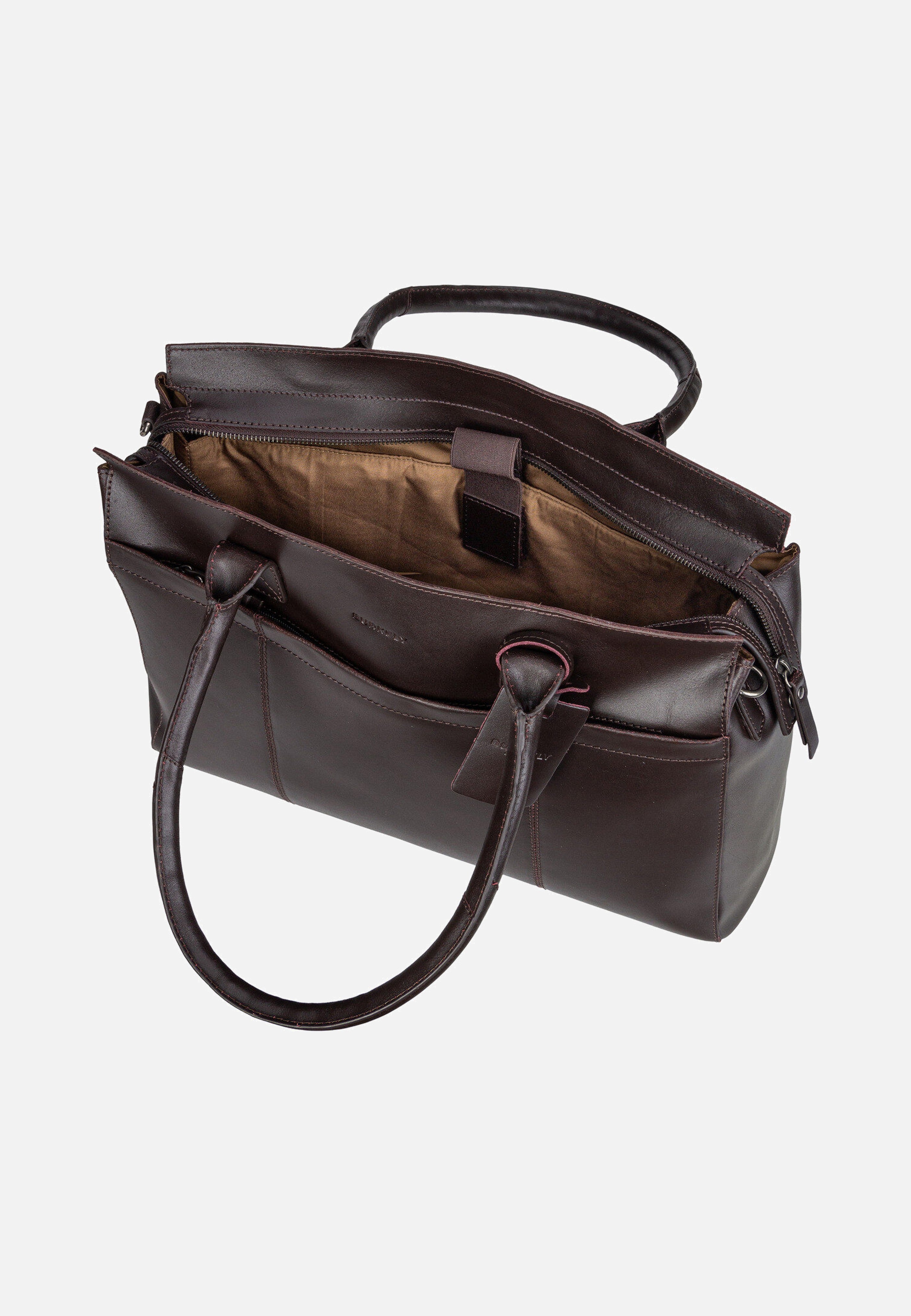 Burkely Vintage Doris Laptopbag 15.6'' Dark Brown Briefcase