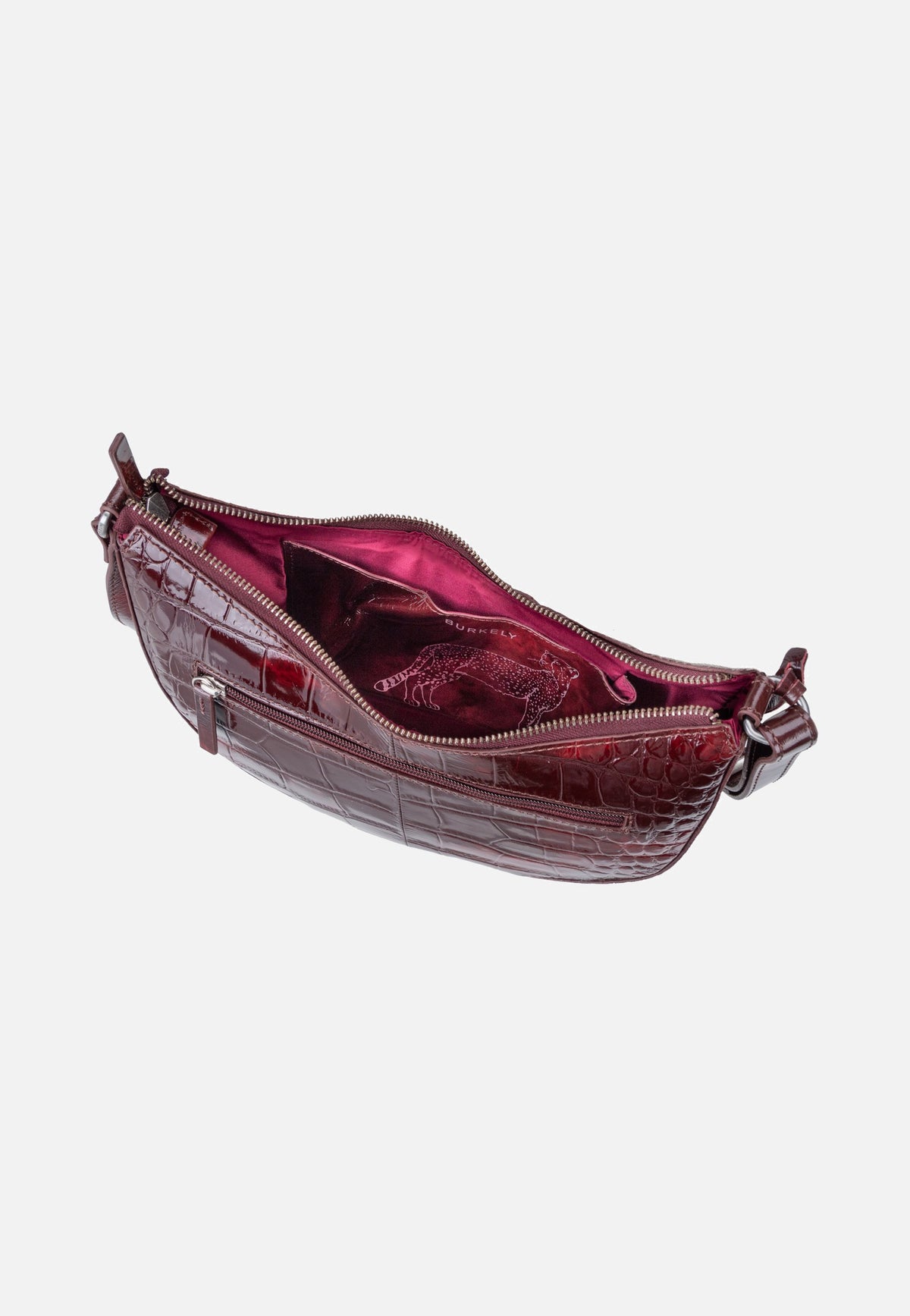 Burkely Cool Colbie 1000863 Burgundy Patent Bolso bandolera