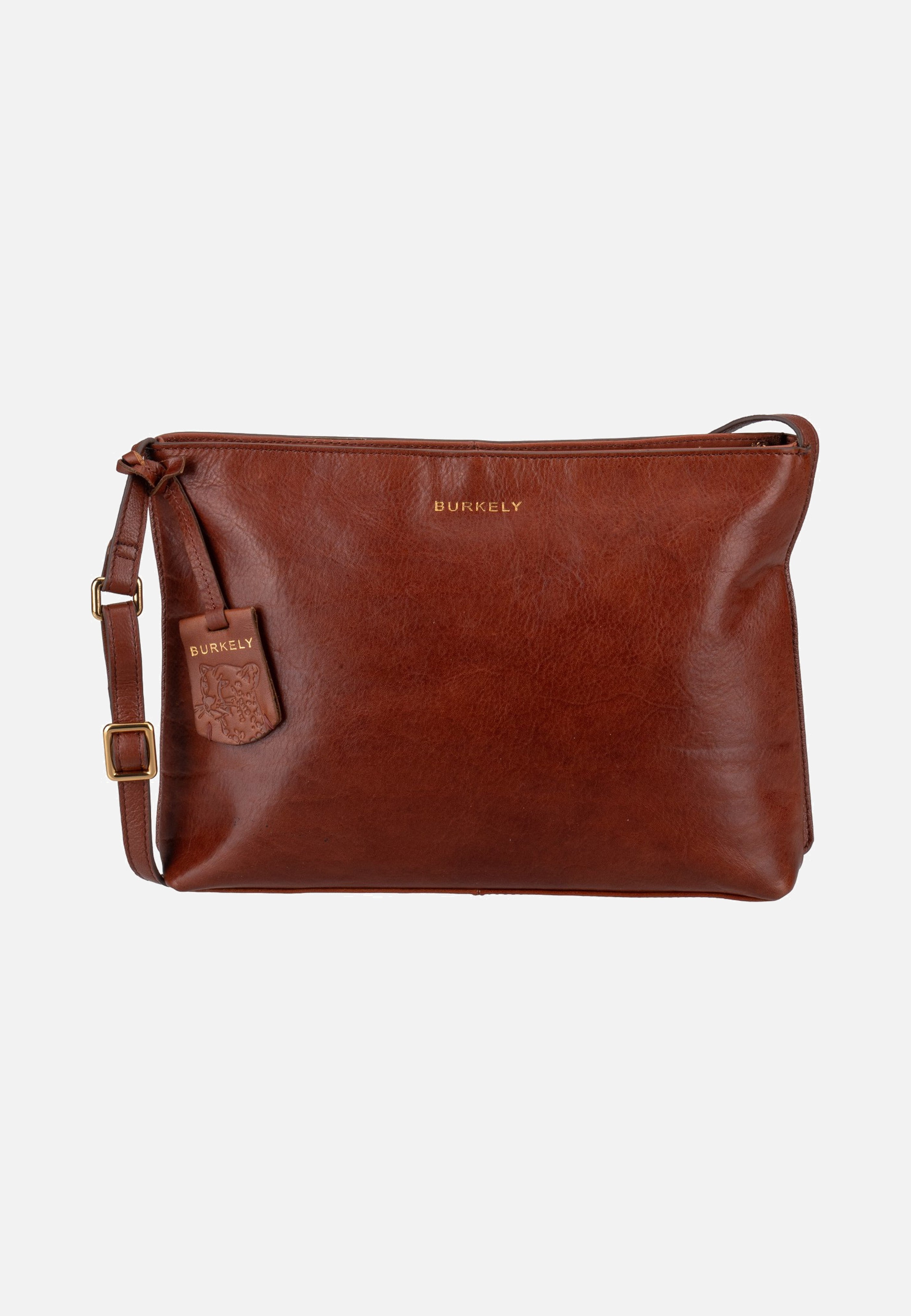 Burkely Fine Florence Zip 1001705 Chestnut Crossbody Bag