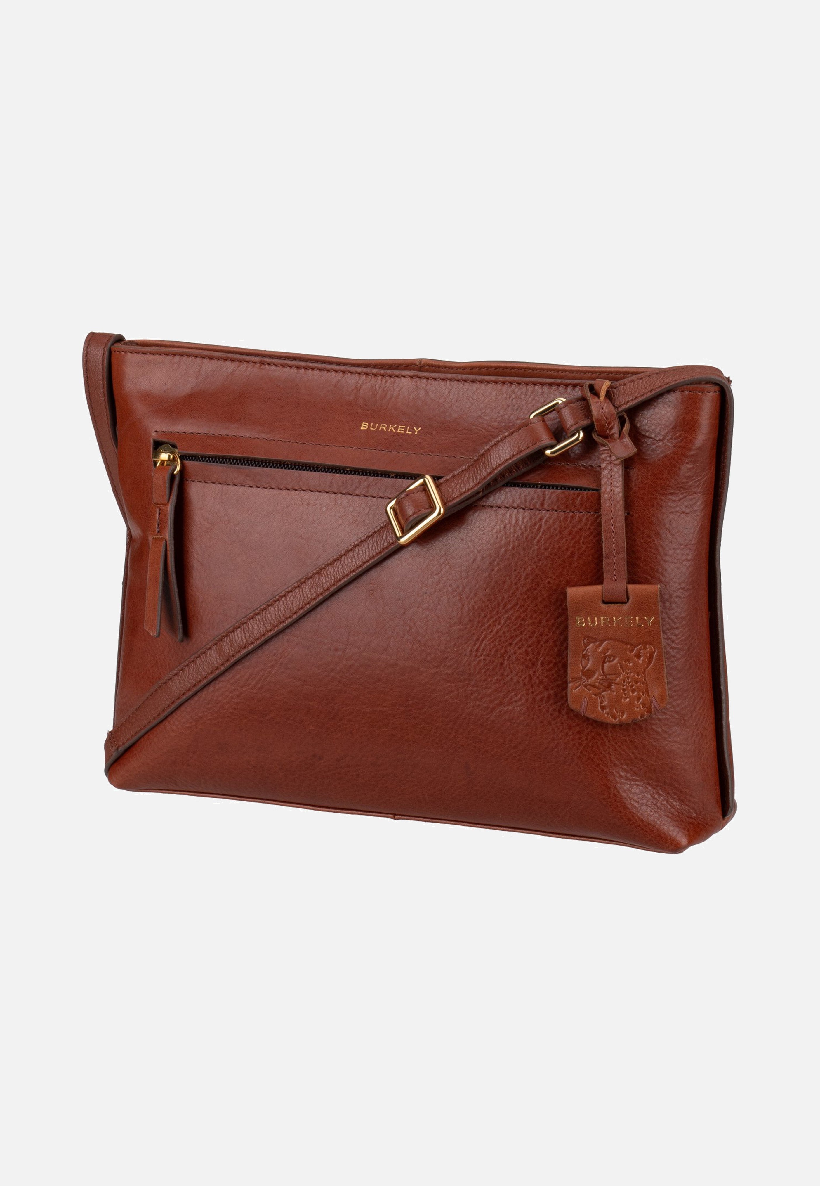Burkely Fine Florence Zip 1001705 Chestnut Crossbody Bag