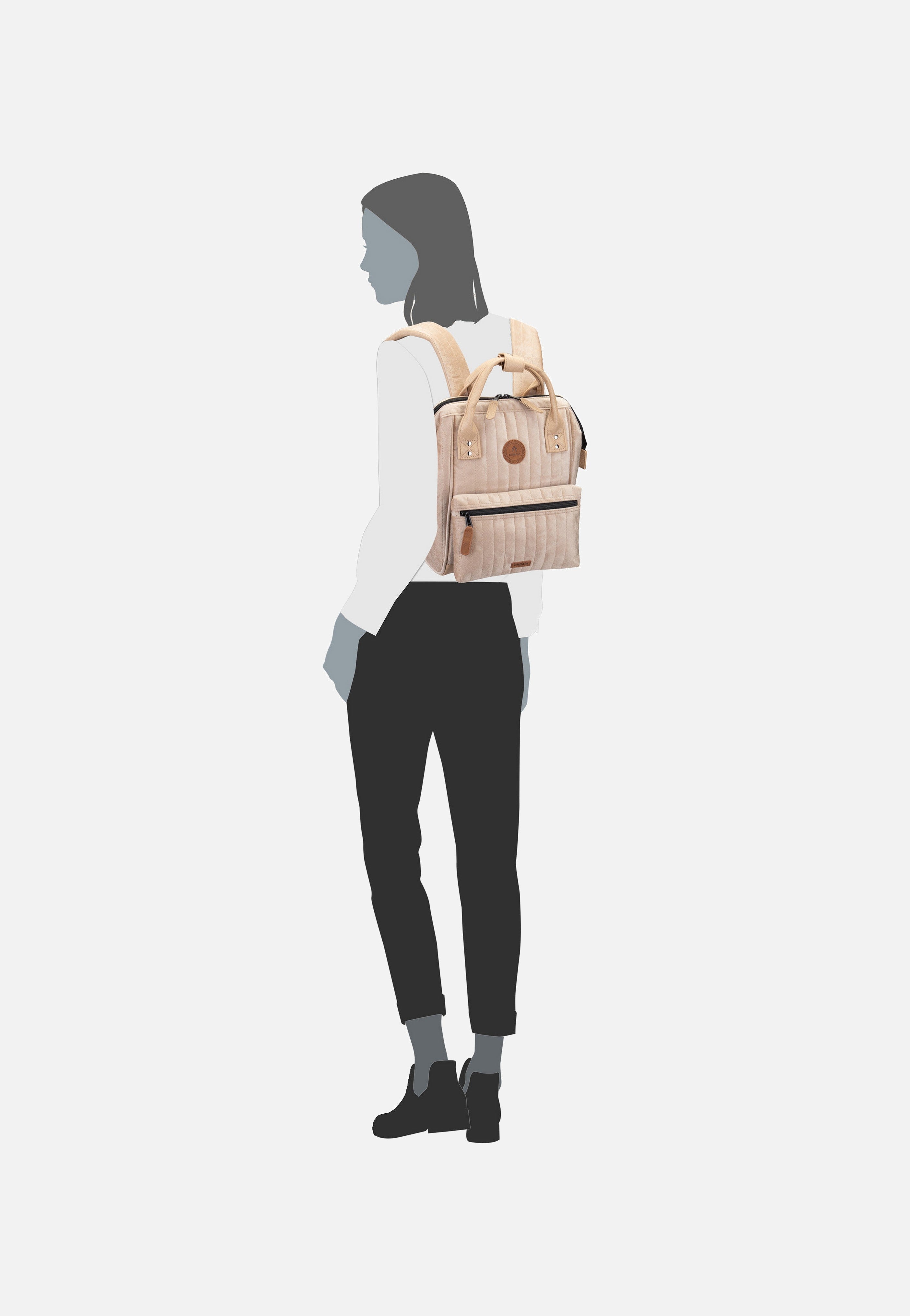 Cabaia - Adventurer Quilted Small Guadalajara - Backpack | Neutral-Image