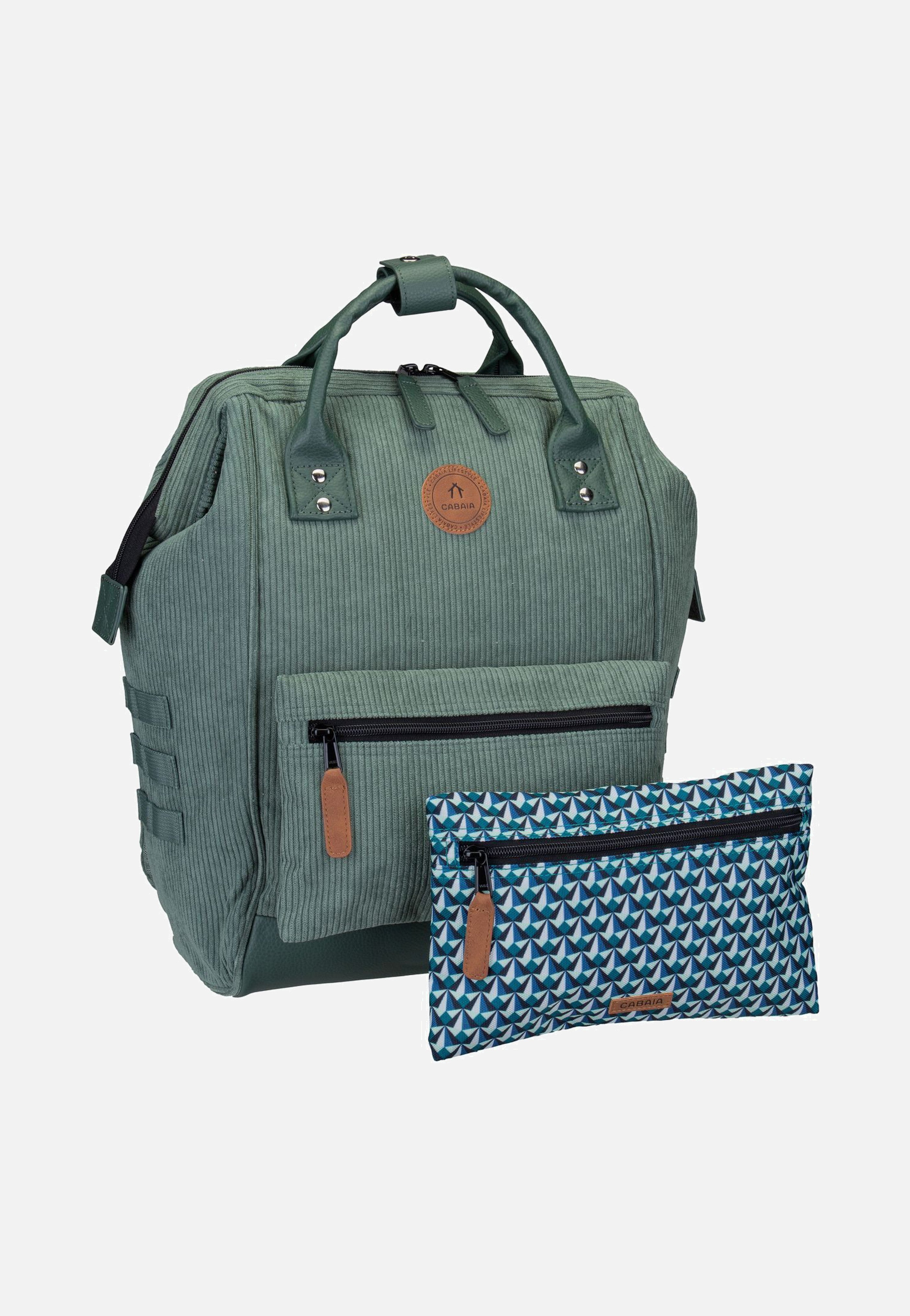 Cabaia - Adventurer Recycled Velvet Medium Niagara - Backpack | Women-Image