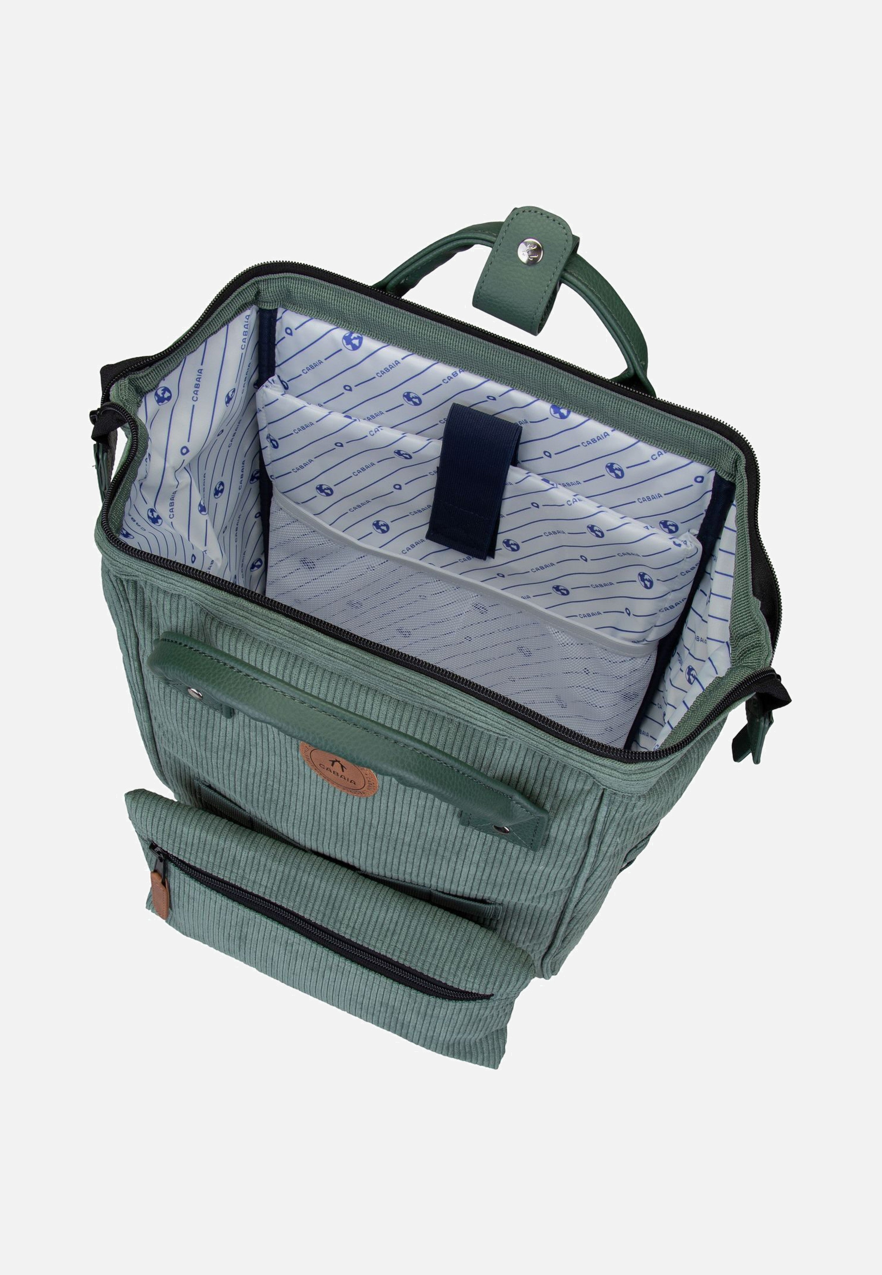 Cabaia - Adventurer Recycled Velvet Medium Niagara - Backpack | Women-Image