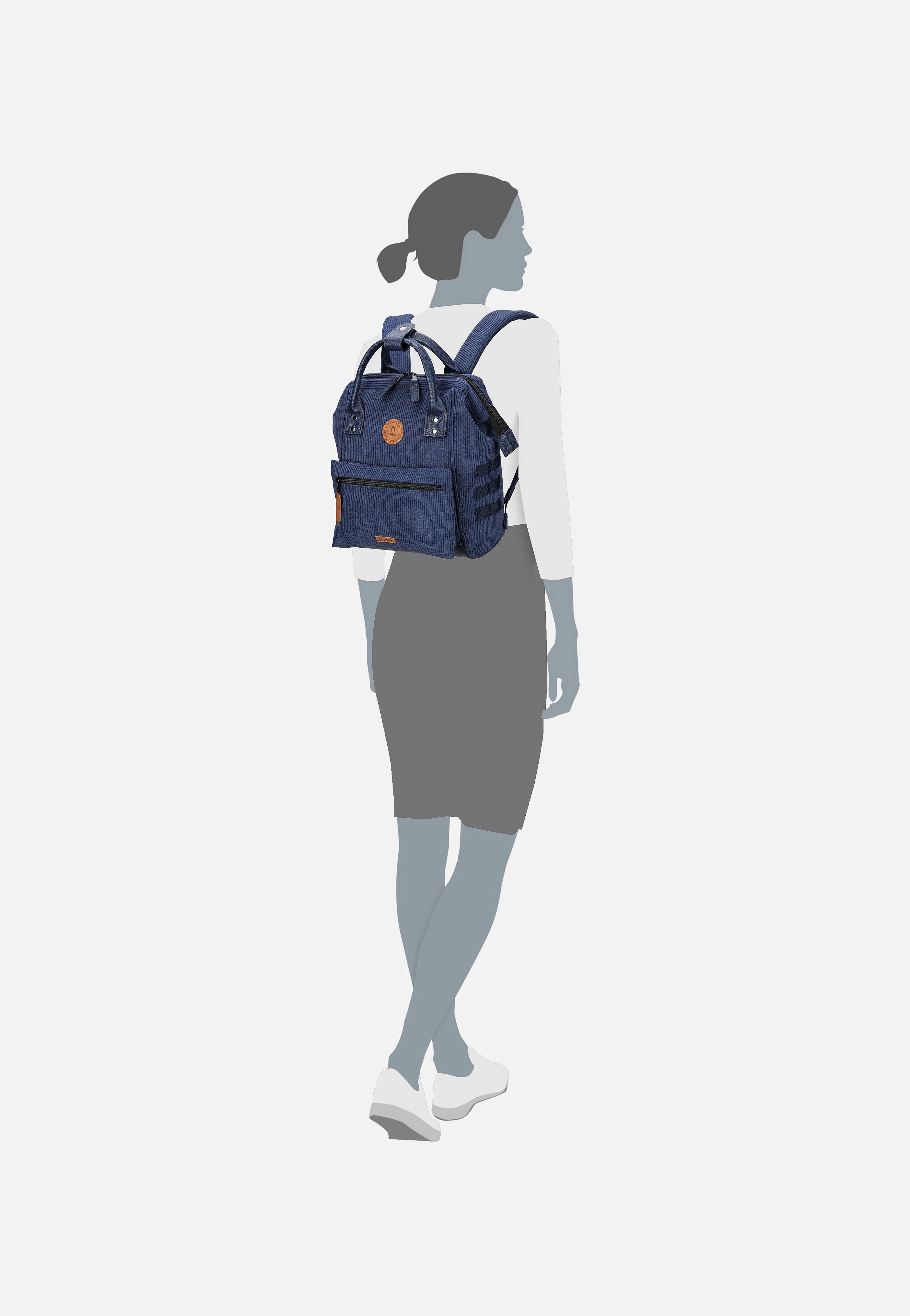 Cabaia - Adventurer Recycled Velvet Small Indianapolis - Backpack | Women-Image