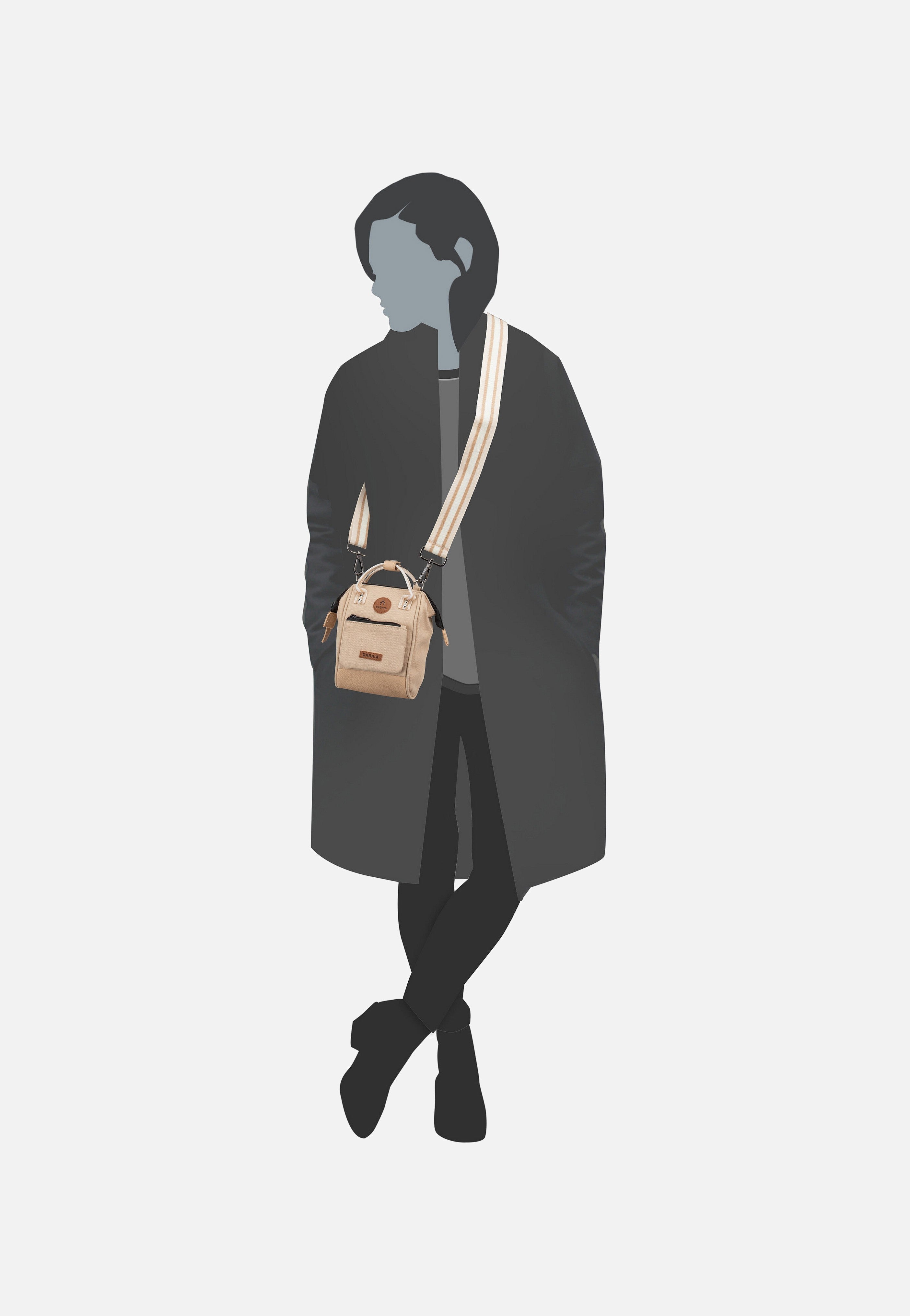 Cabaia - Nano Bag Recycled Oxford Lobito - Crossbody Bag | Neutral-Image