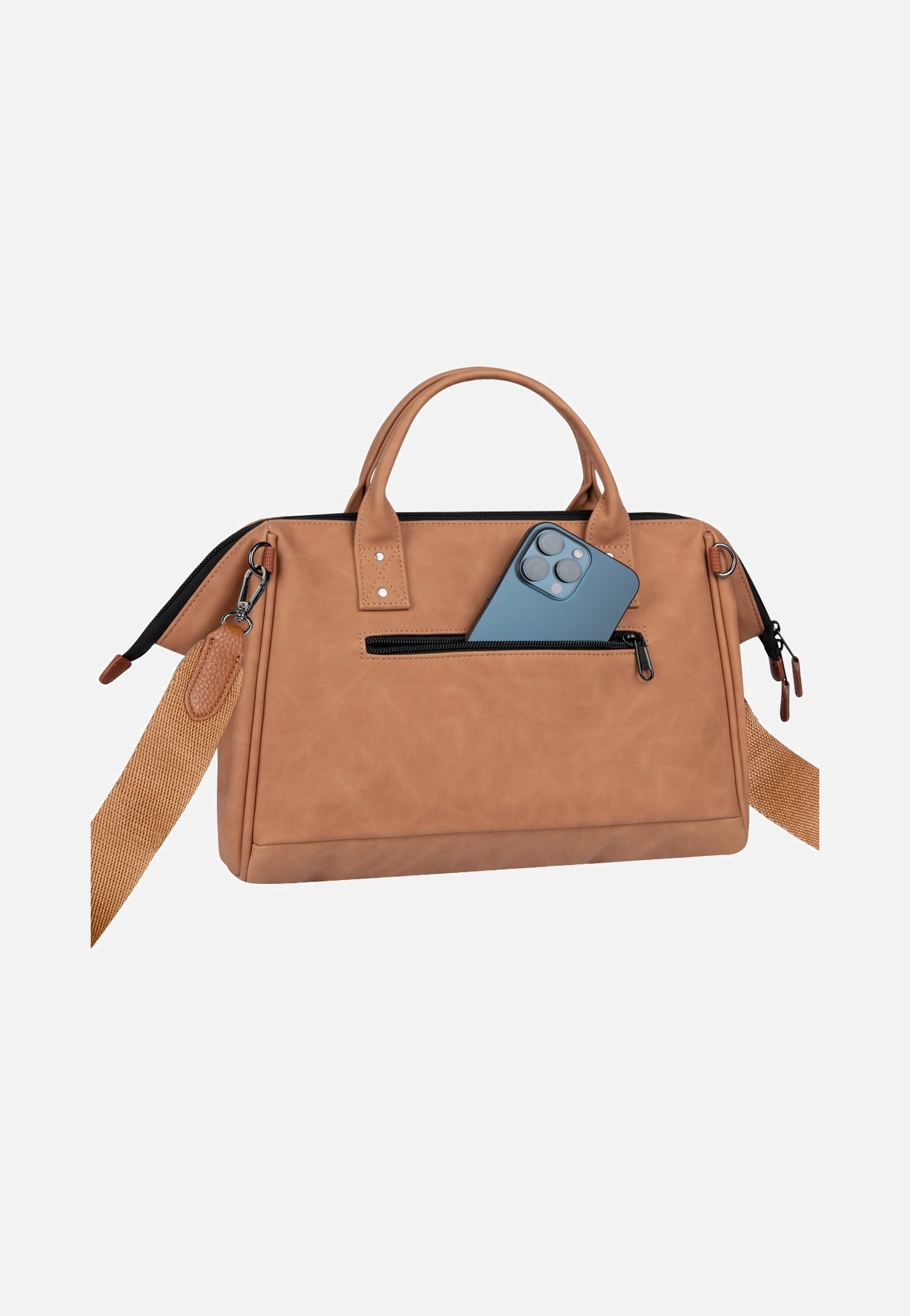 Cabaia - Crossbody Nubuck Large Moscow - Crossbody Bag | Neutral-Image