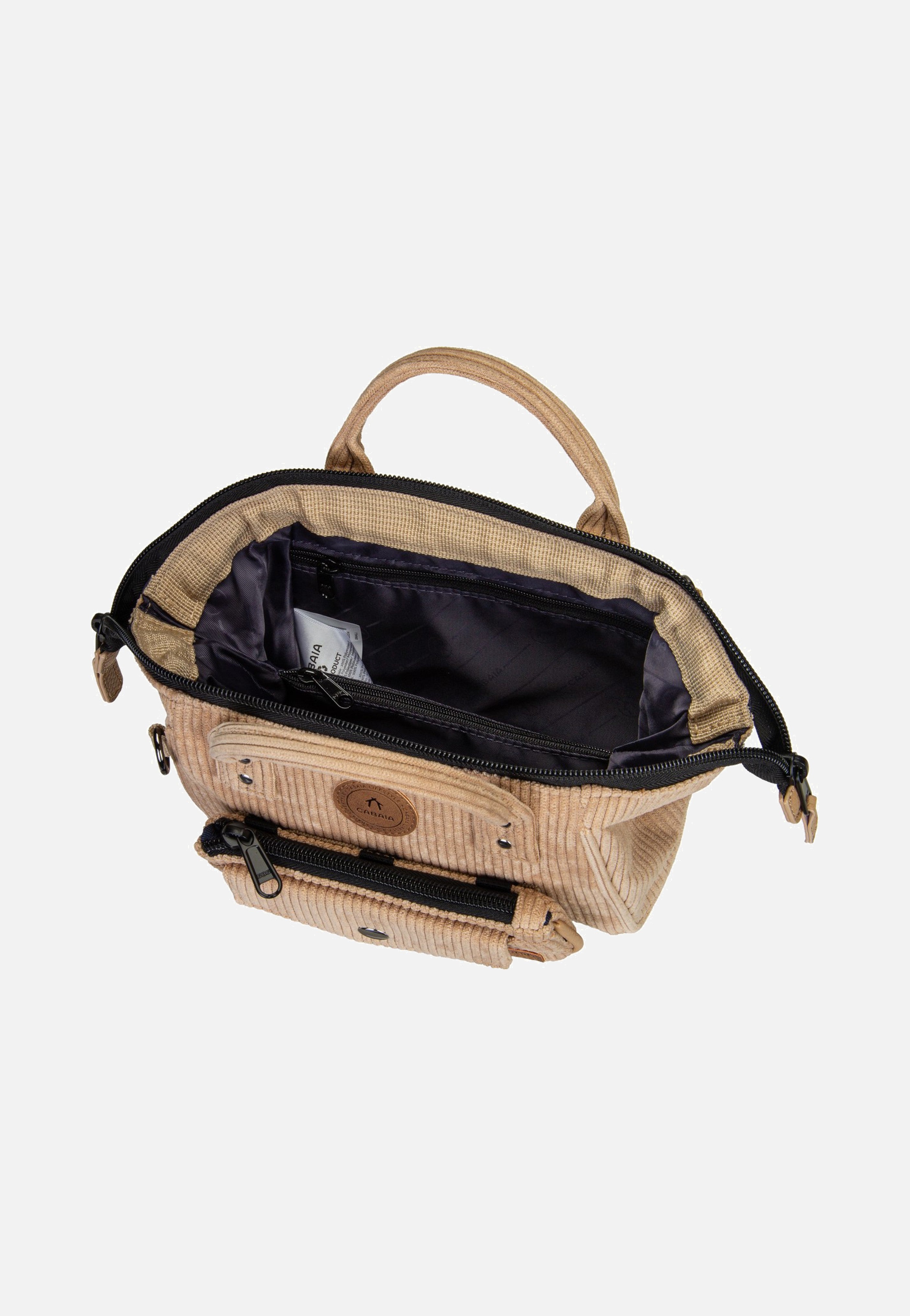 Cabaia Crossbody Recycled Velvet Small Luxor Borsa con manico