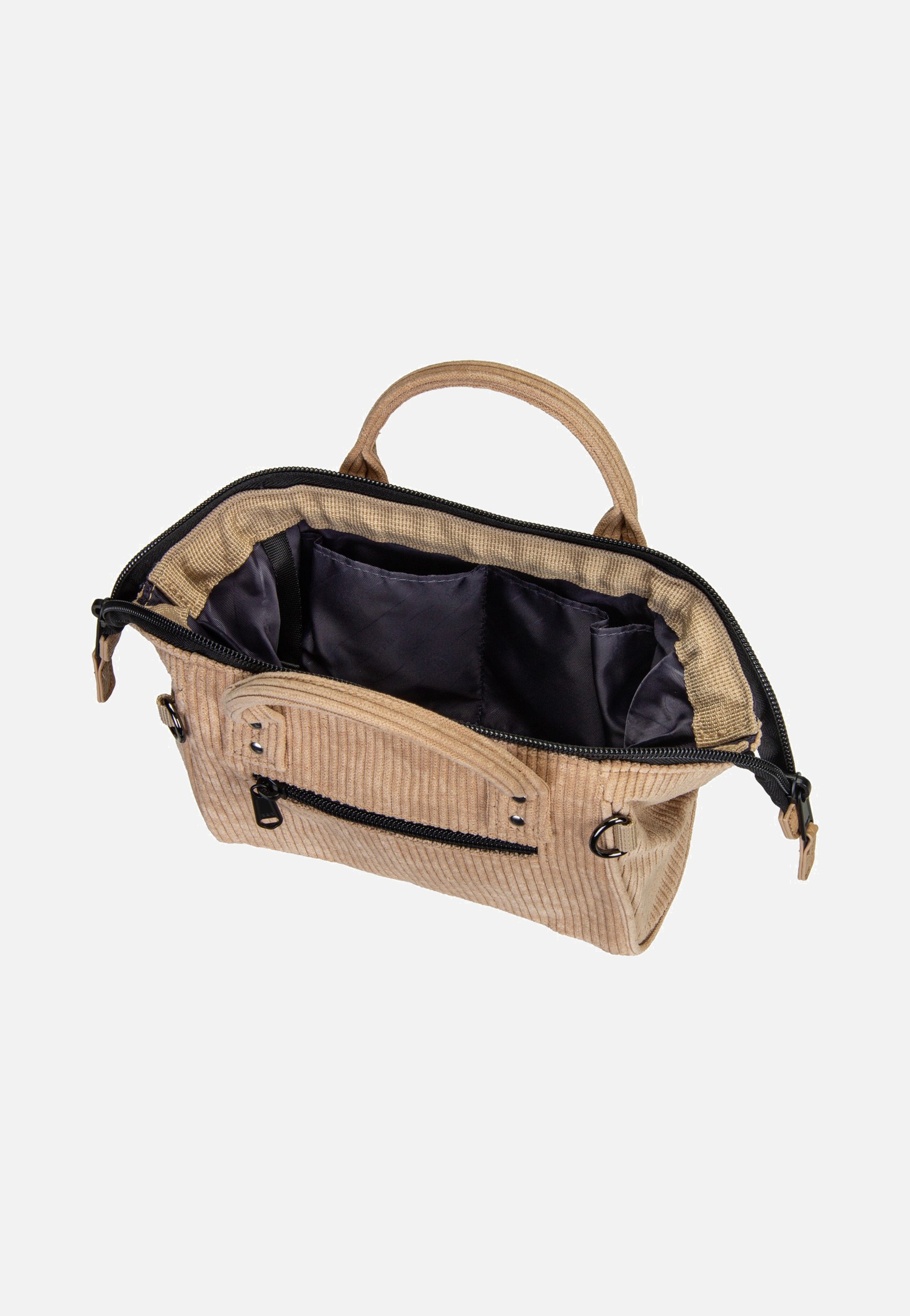Cabaia Crossbody Recycled Velvet Small Luxor Borsa con manico