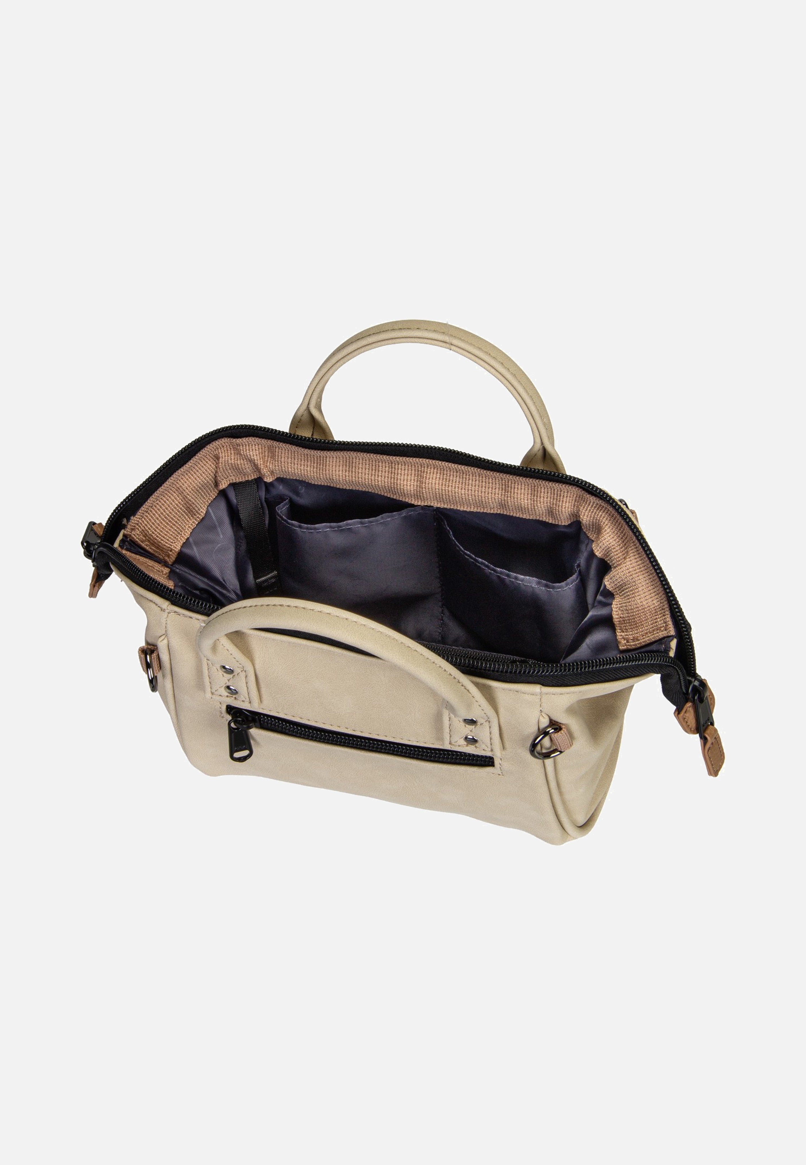 Cabaia Crossbody Vegan Nubuck Small Andenne Handle Bag