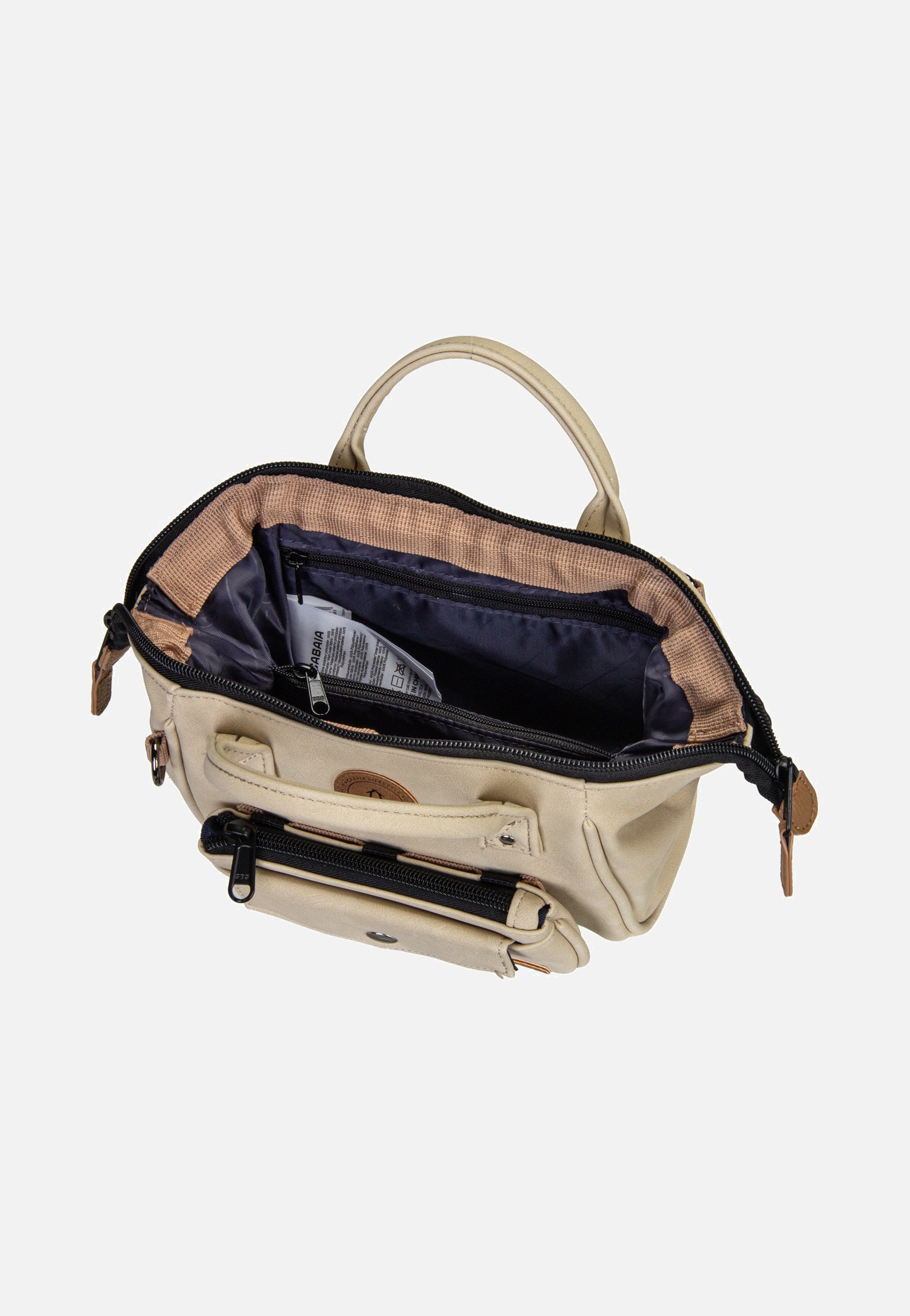 Cabaia Crossbody Vegan Nubuck Small Andenne Handle Bag