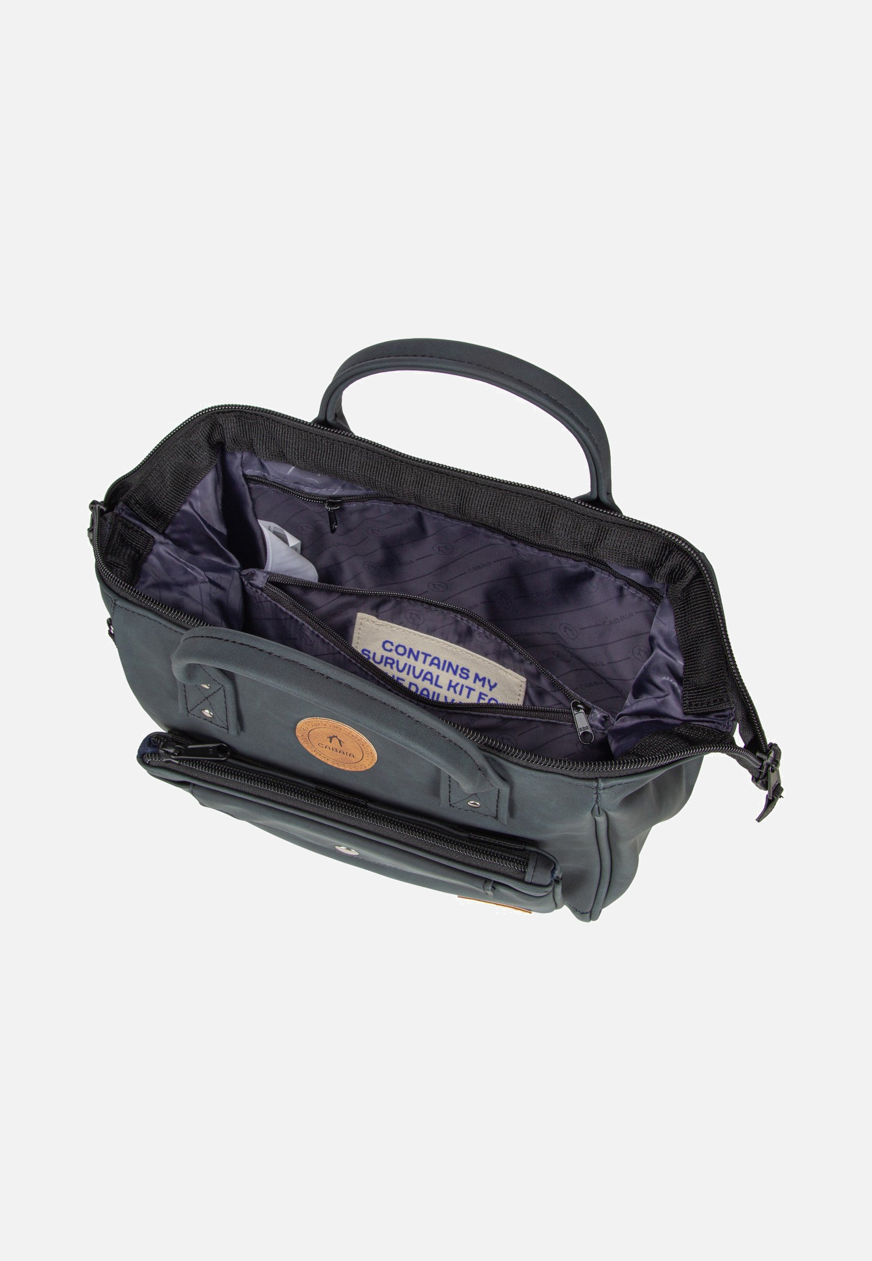 Cabaia - Crossbody Nubuck Medium Le Havre - Crossbody Bag | Neutral-Image