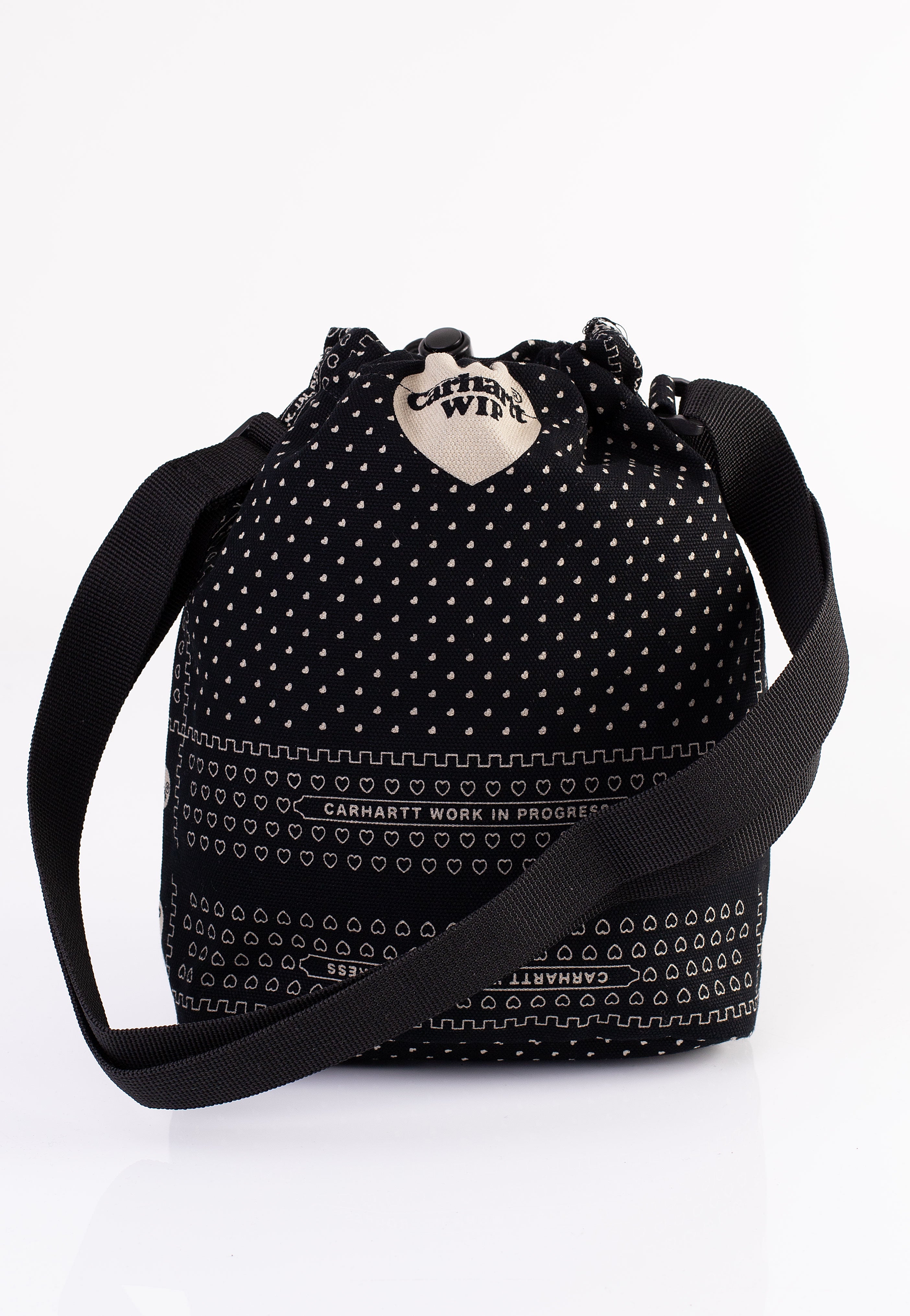 Carhartt WIP - Heart Bandana Shoulder Heart Bandana Print/Black - Bag | Neutral-Image