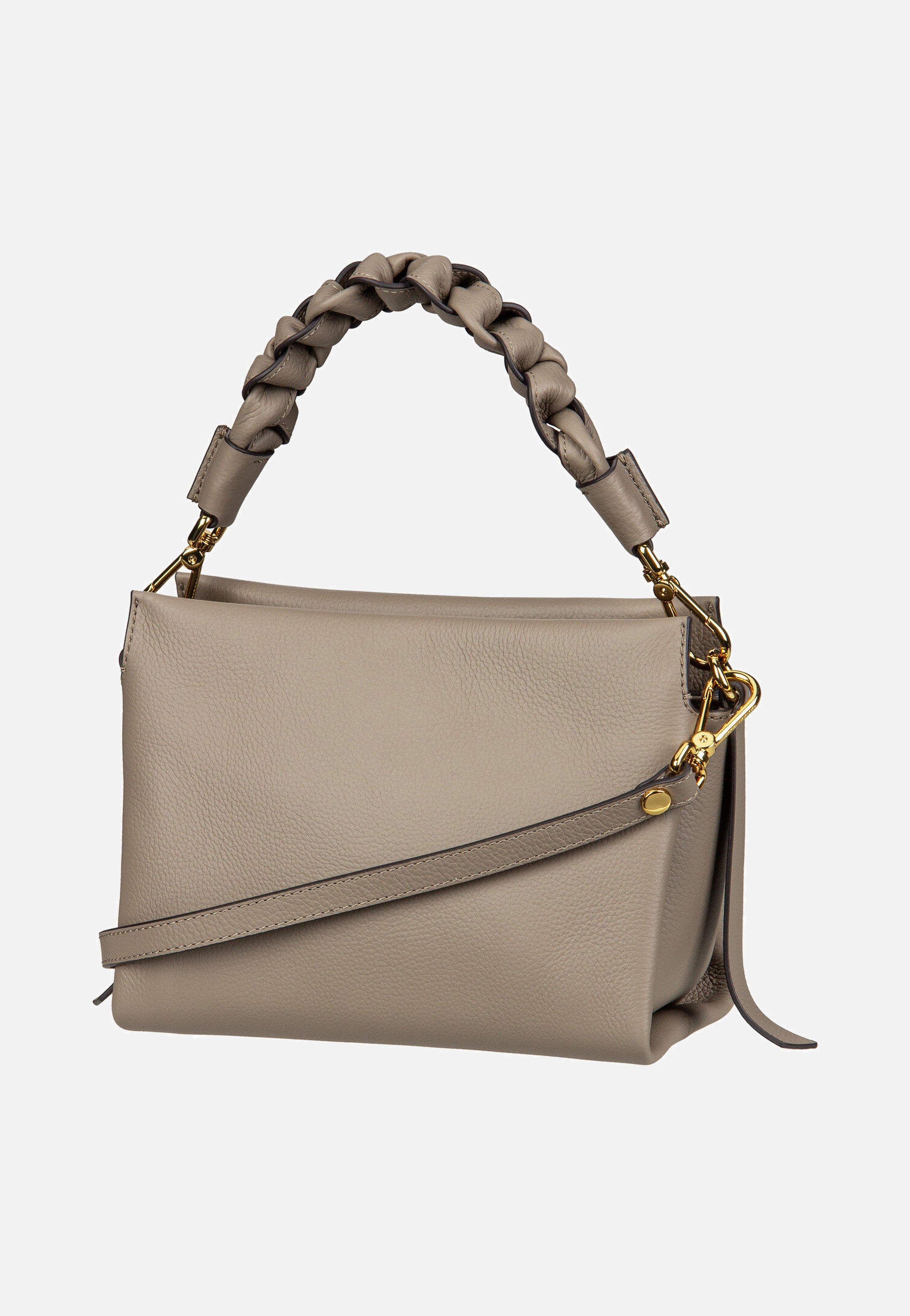 Coccinelle - Boheme Grana Double 5801 Warm Taupe/Rosette - Handle Bag | Women-Image