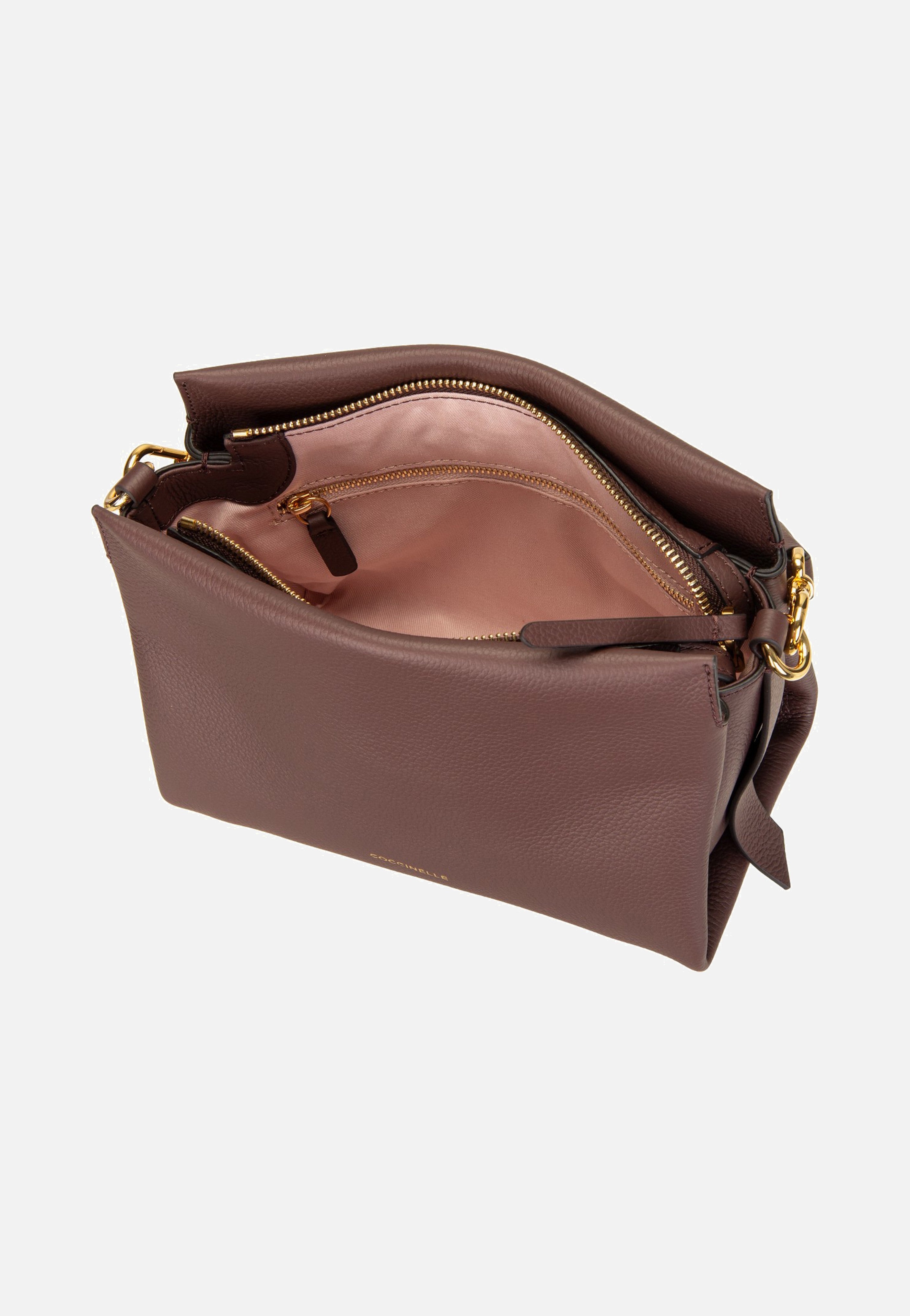 Coccinelle Boheme Grana Double 5801 Berry/Winter Rose Handle Bag