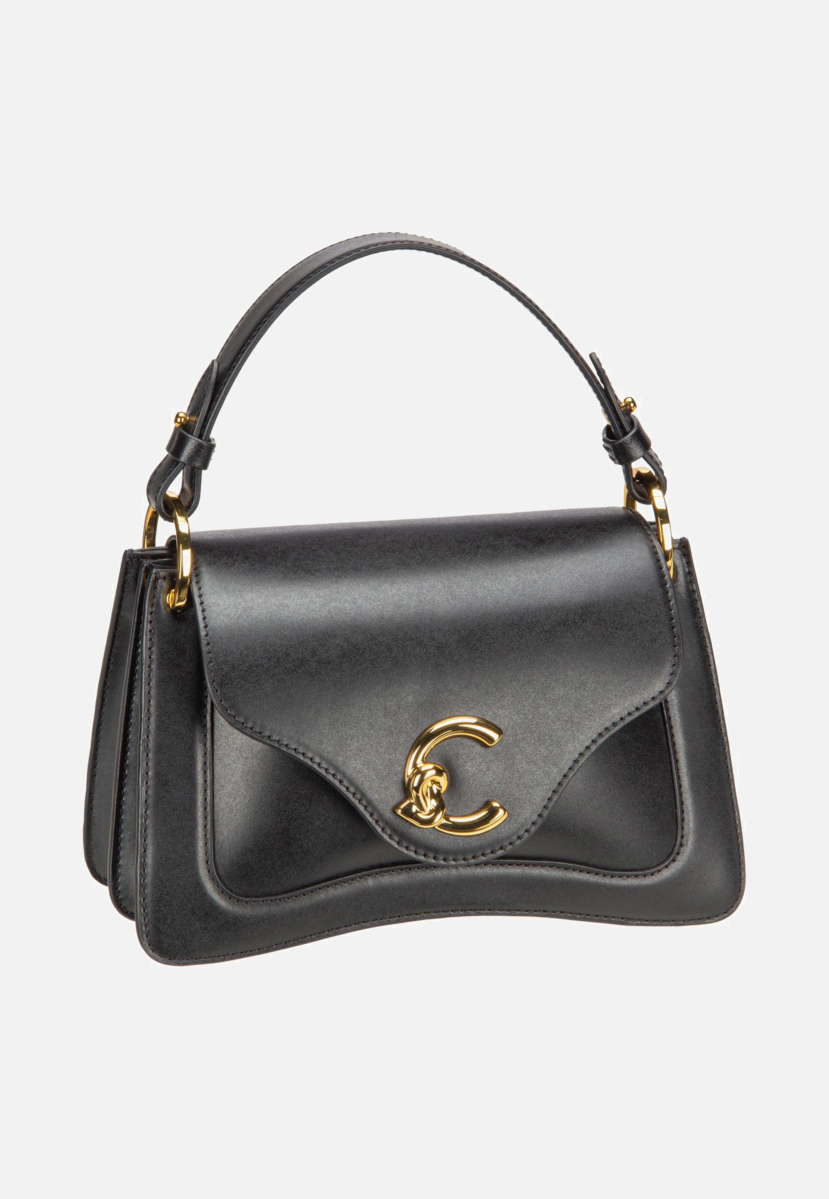 Coccinelle C-Me Calf 1802 Noir Handle Bag
