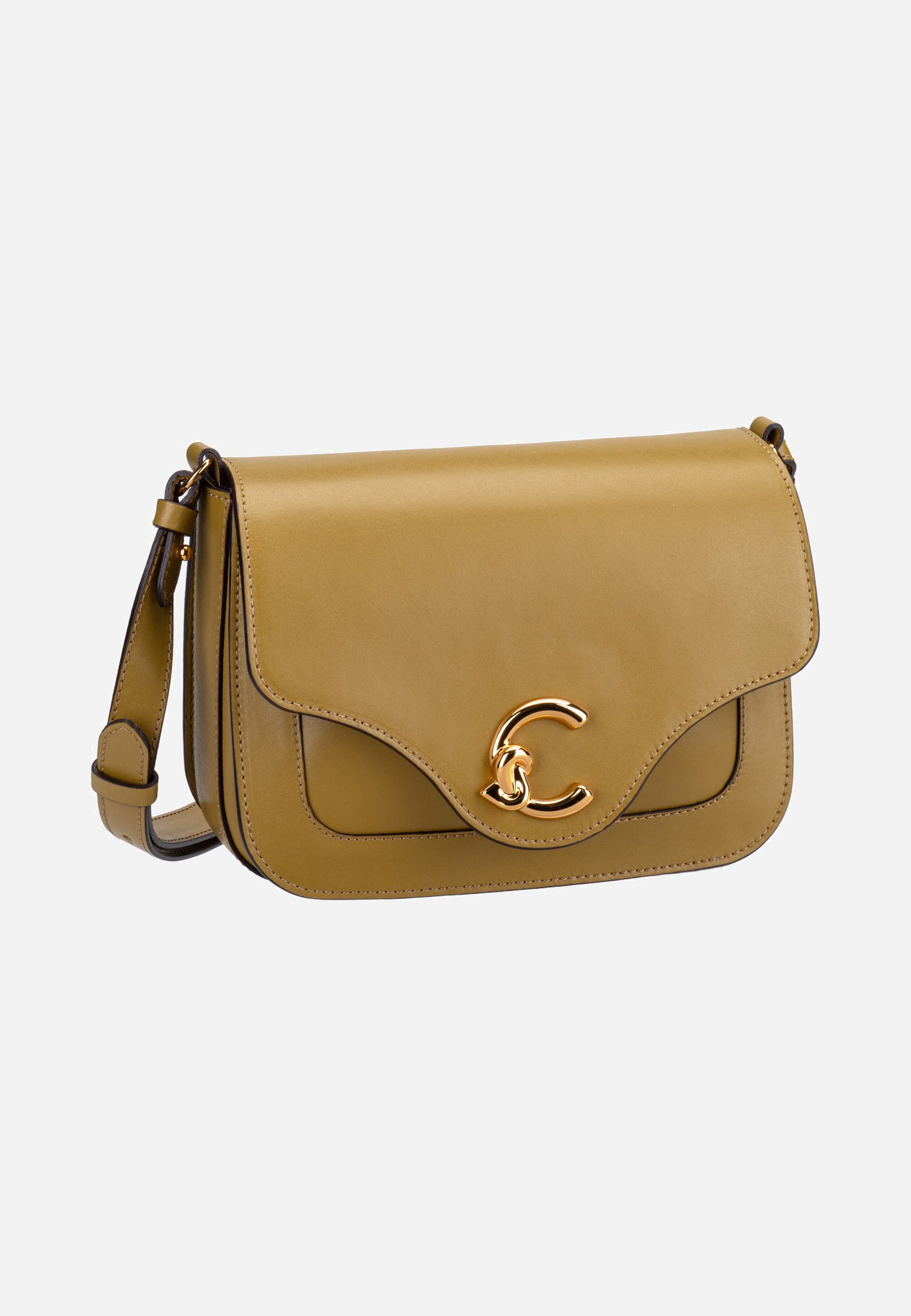 Coccinelle C-Me Calf 1501 Seagrass Crossbody Bag