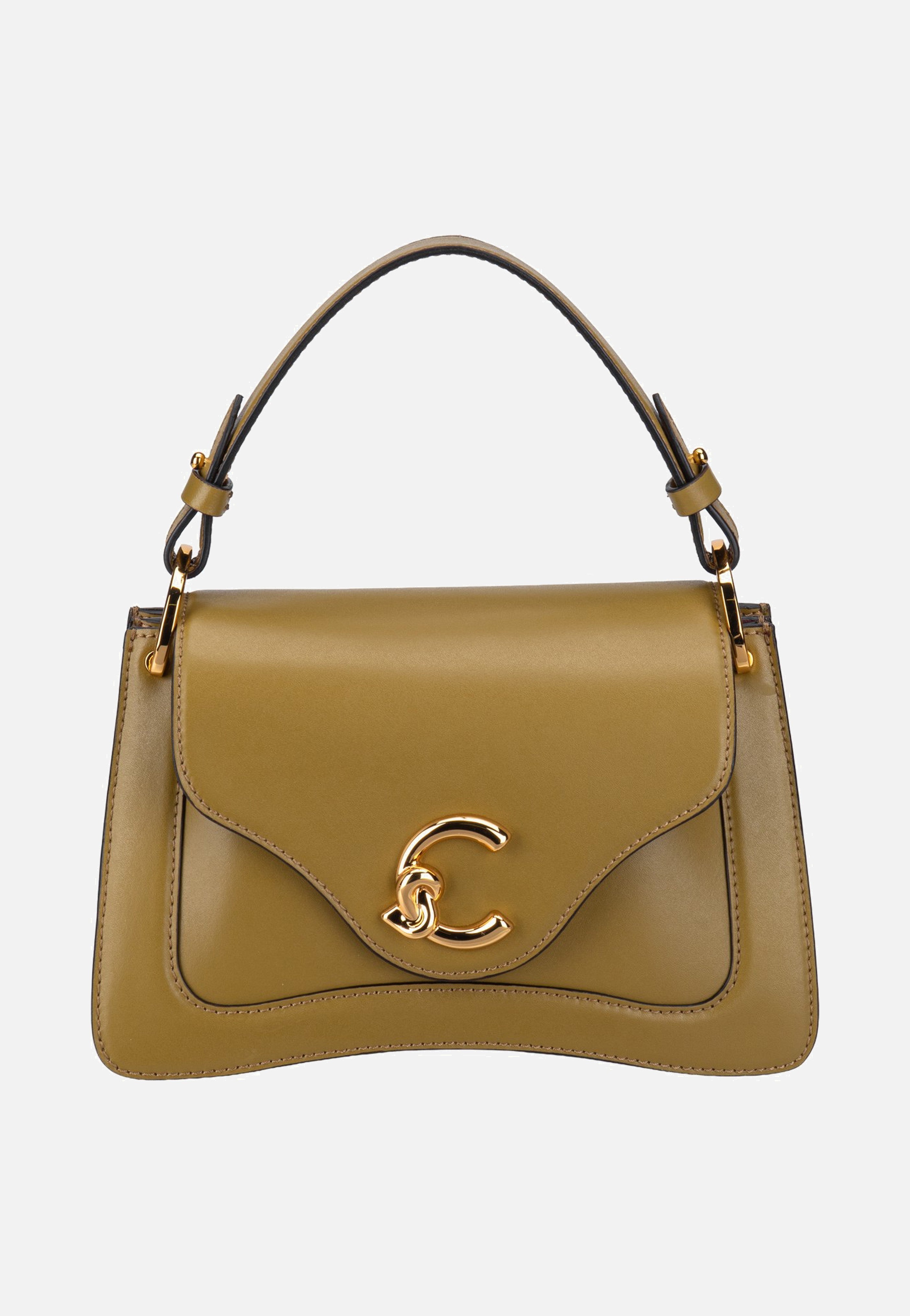 Coccinelle C-Me Calf 1802 Seagrass Handle Bag