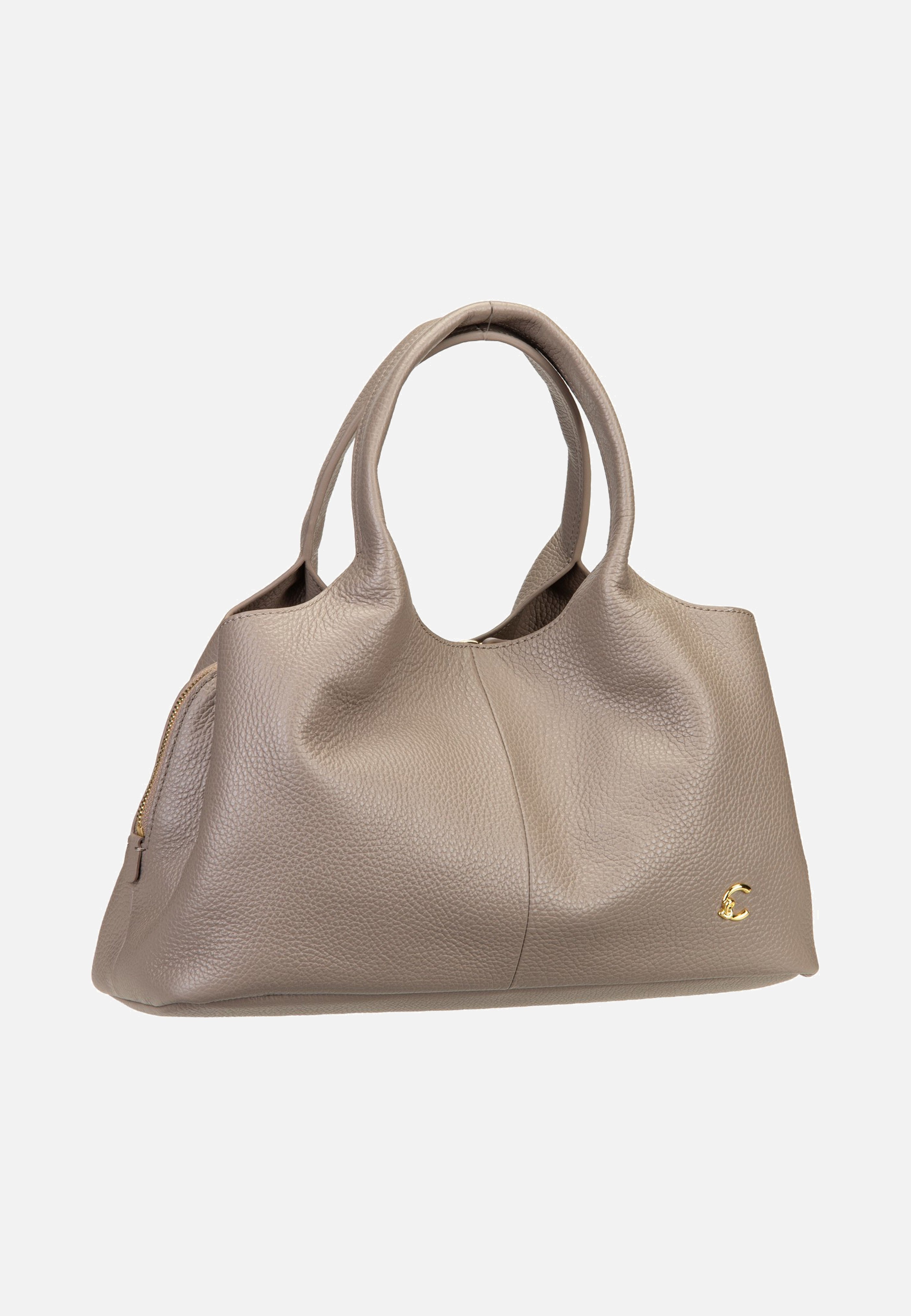 Coccinelle Coccinellenell 1801 Warm Taupe Tote Bag
