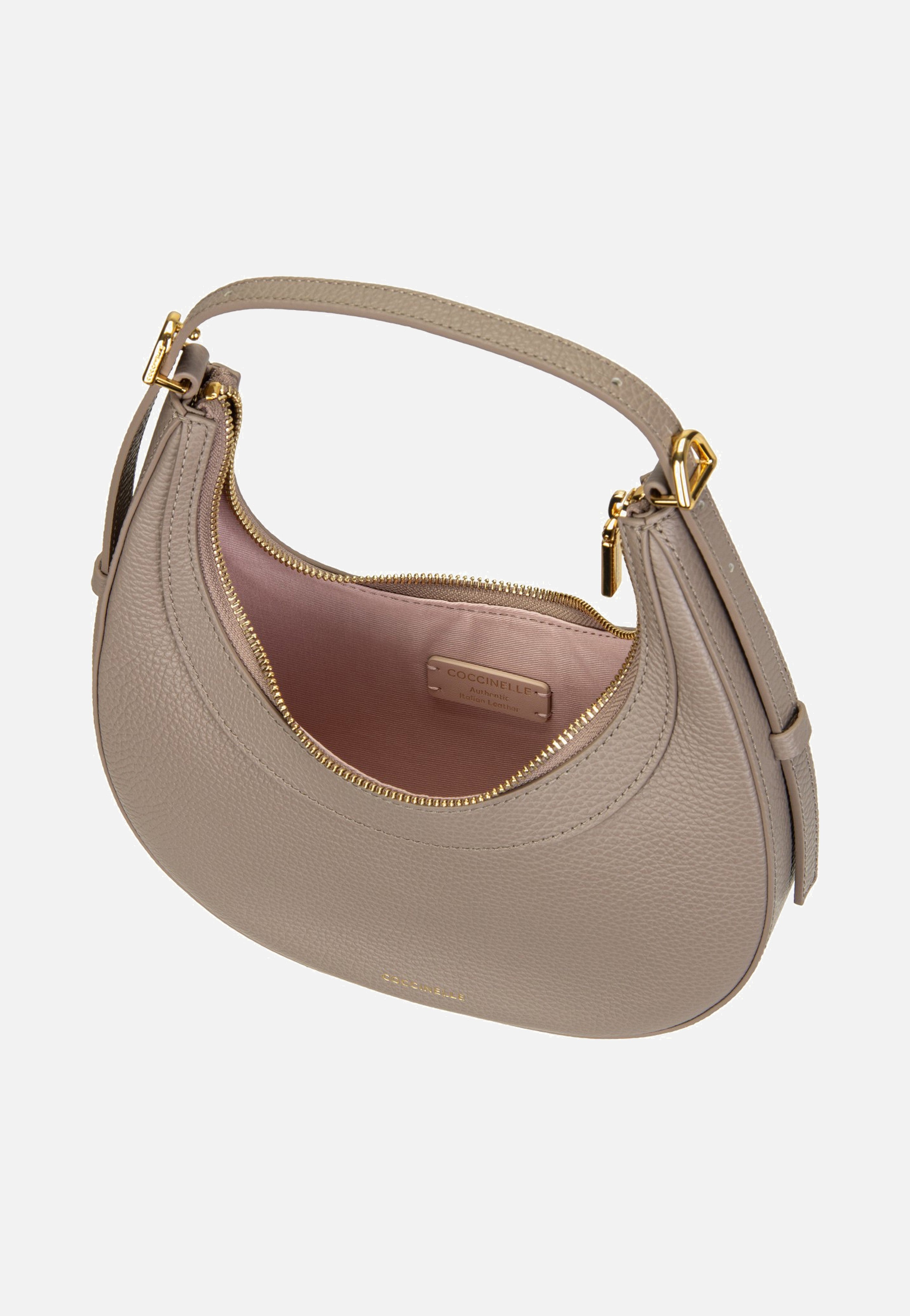 Coccinelle Coccinellewhisper 5301 Warm Taupe Hobo Bag