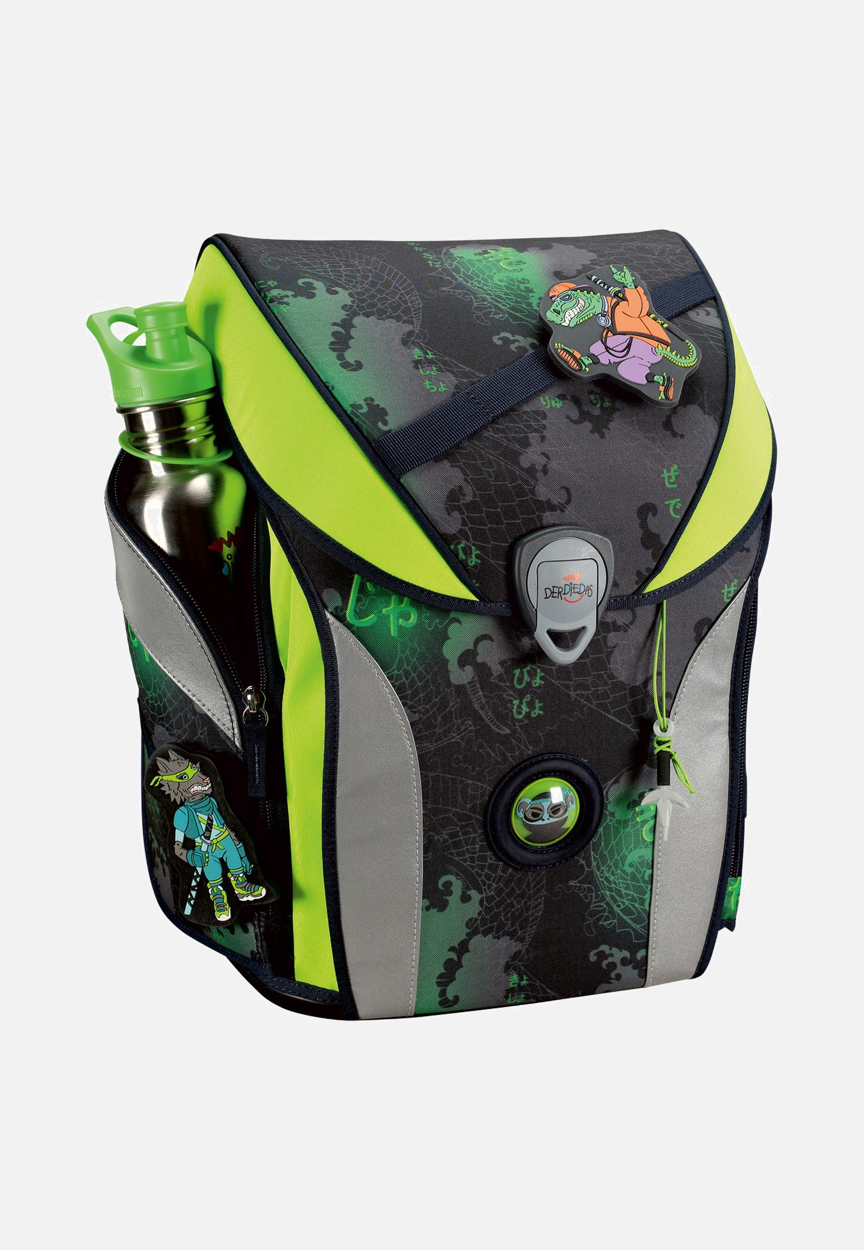 DerDieDas ErgoFlex MAX Set 1 Funny Fighter School Backpack