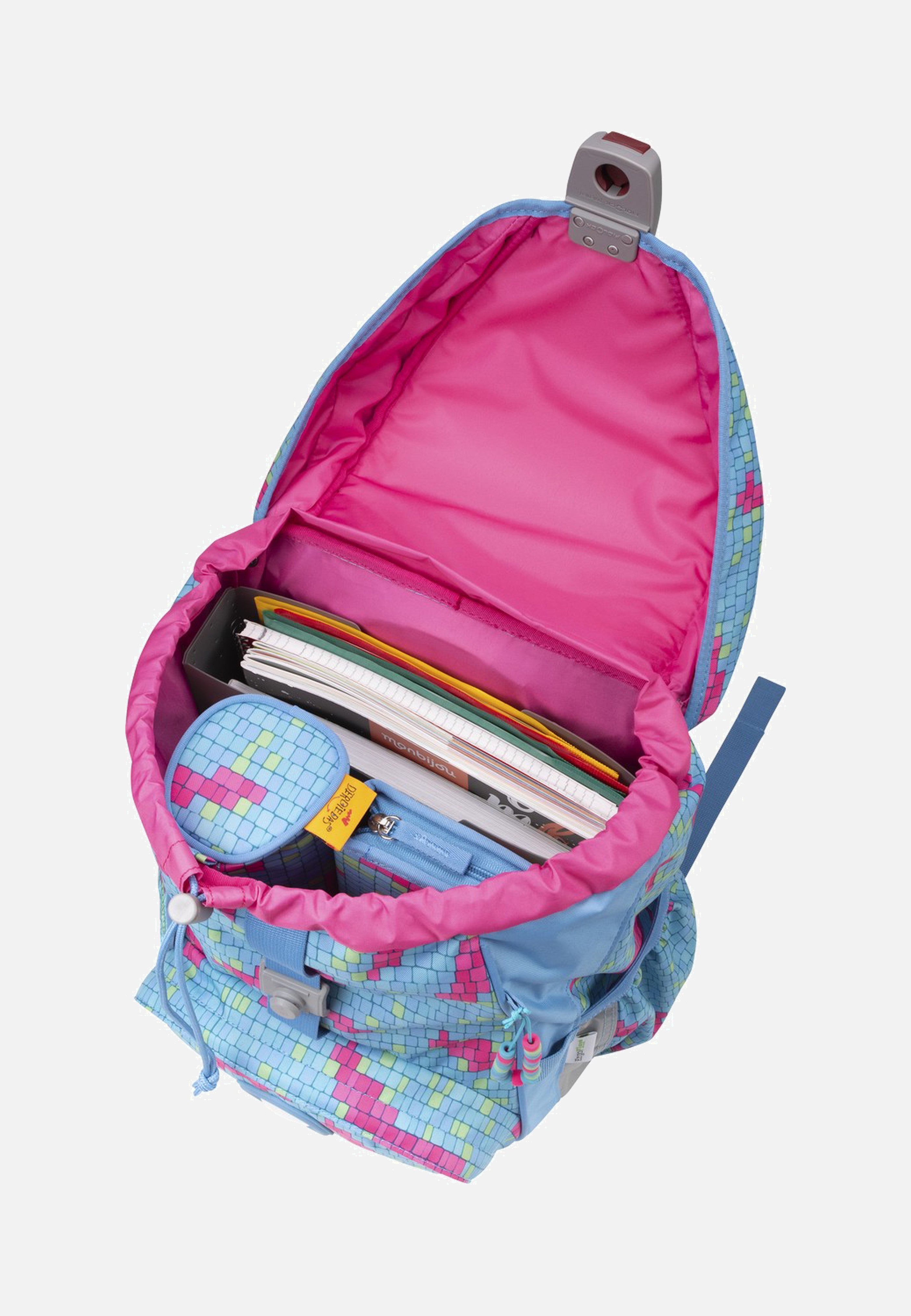 DerDieDas ErgoFlex Set 1 Happy Pixel School Backpack