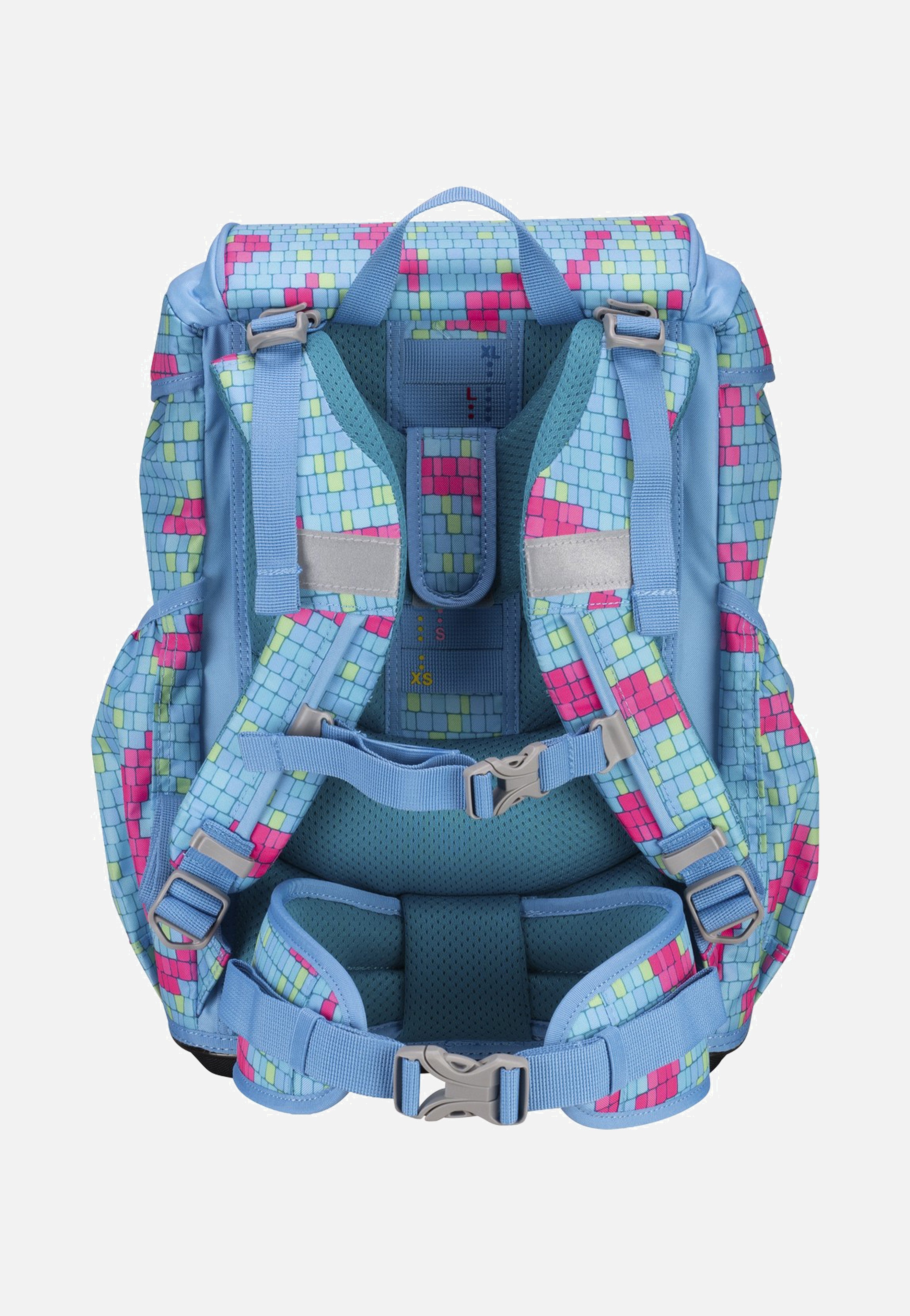 DerDieDas ErgoFlex Set 1 Happy Pixel School Backpack