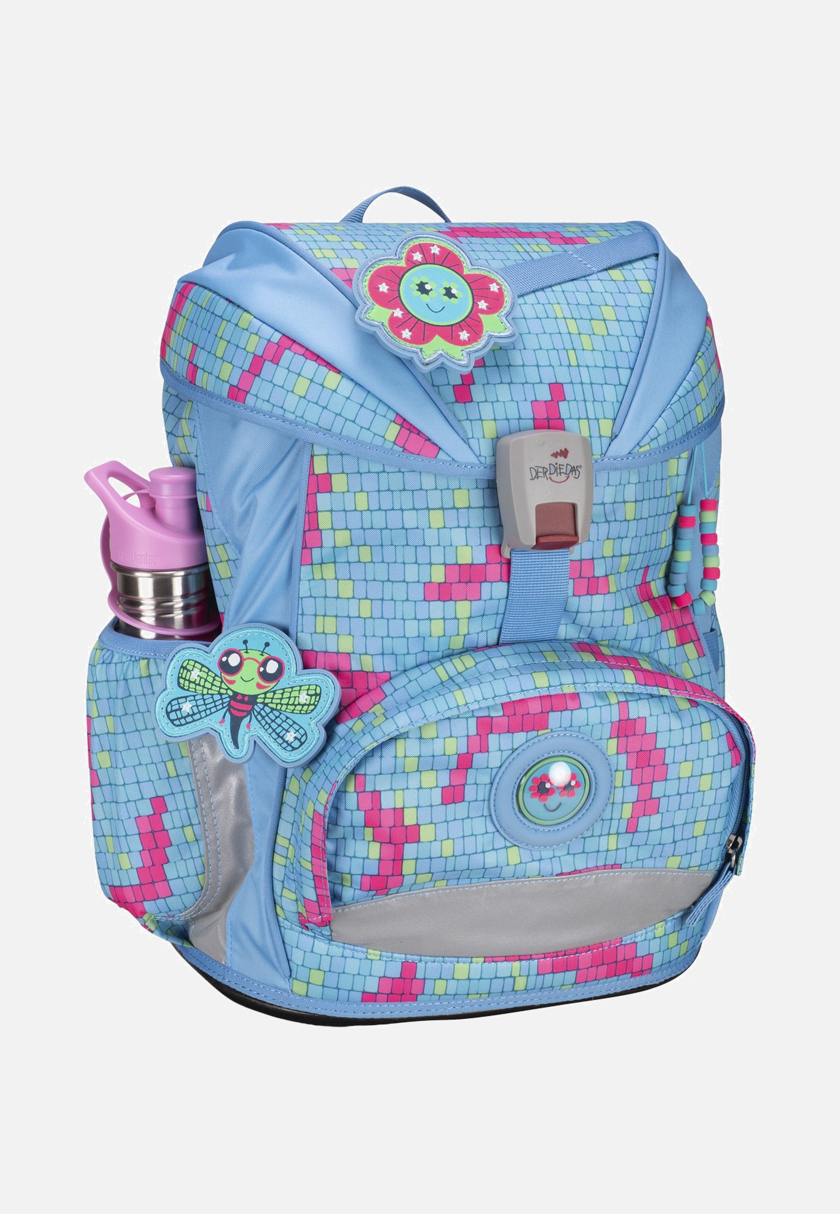 DerDieDas ErgoFlex Set 1 Happy Pixel School Backpack