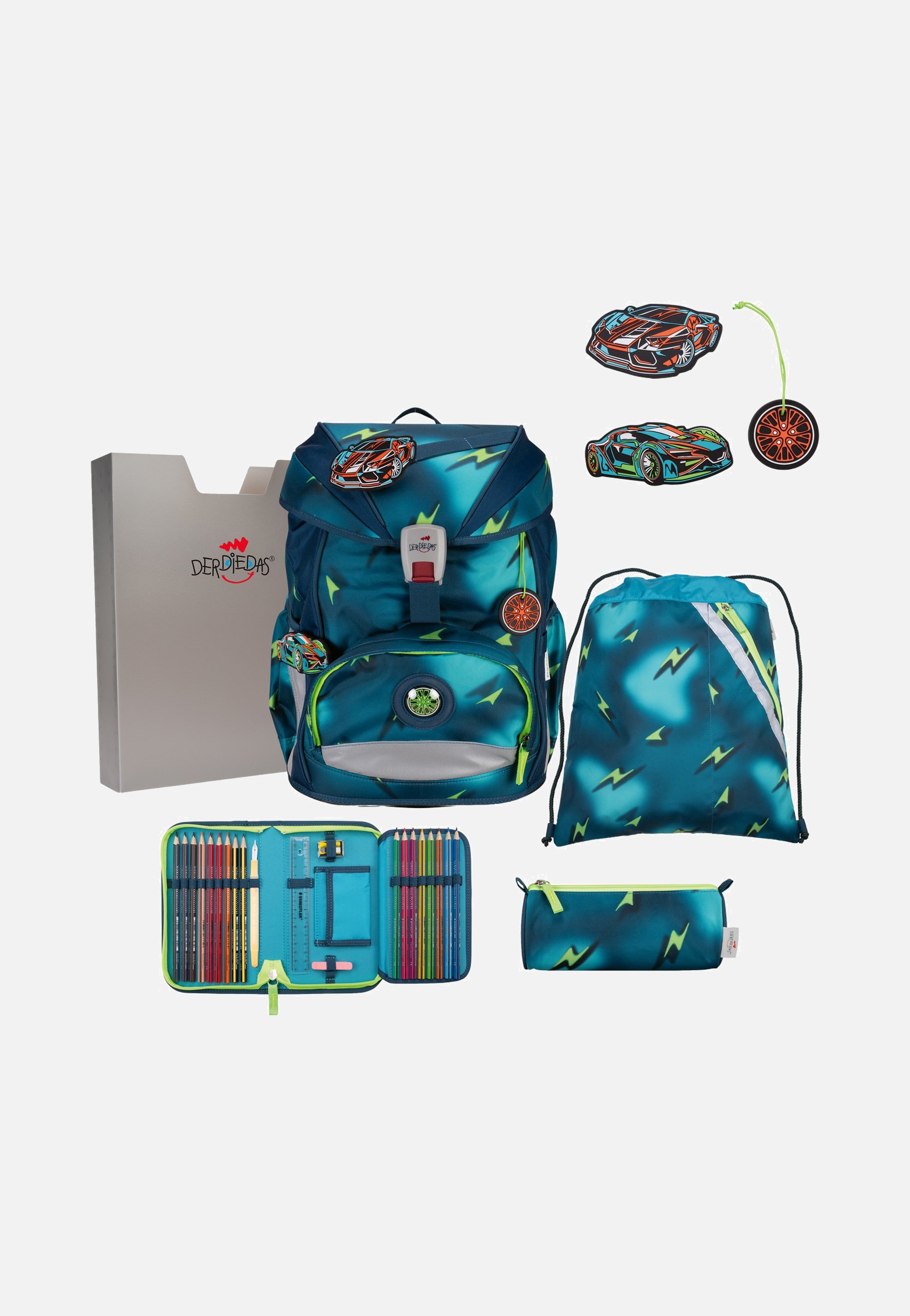 DerDieDas ErgoFlex Set 1 Magic Light School Backpack