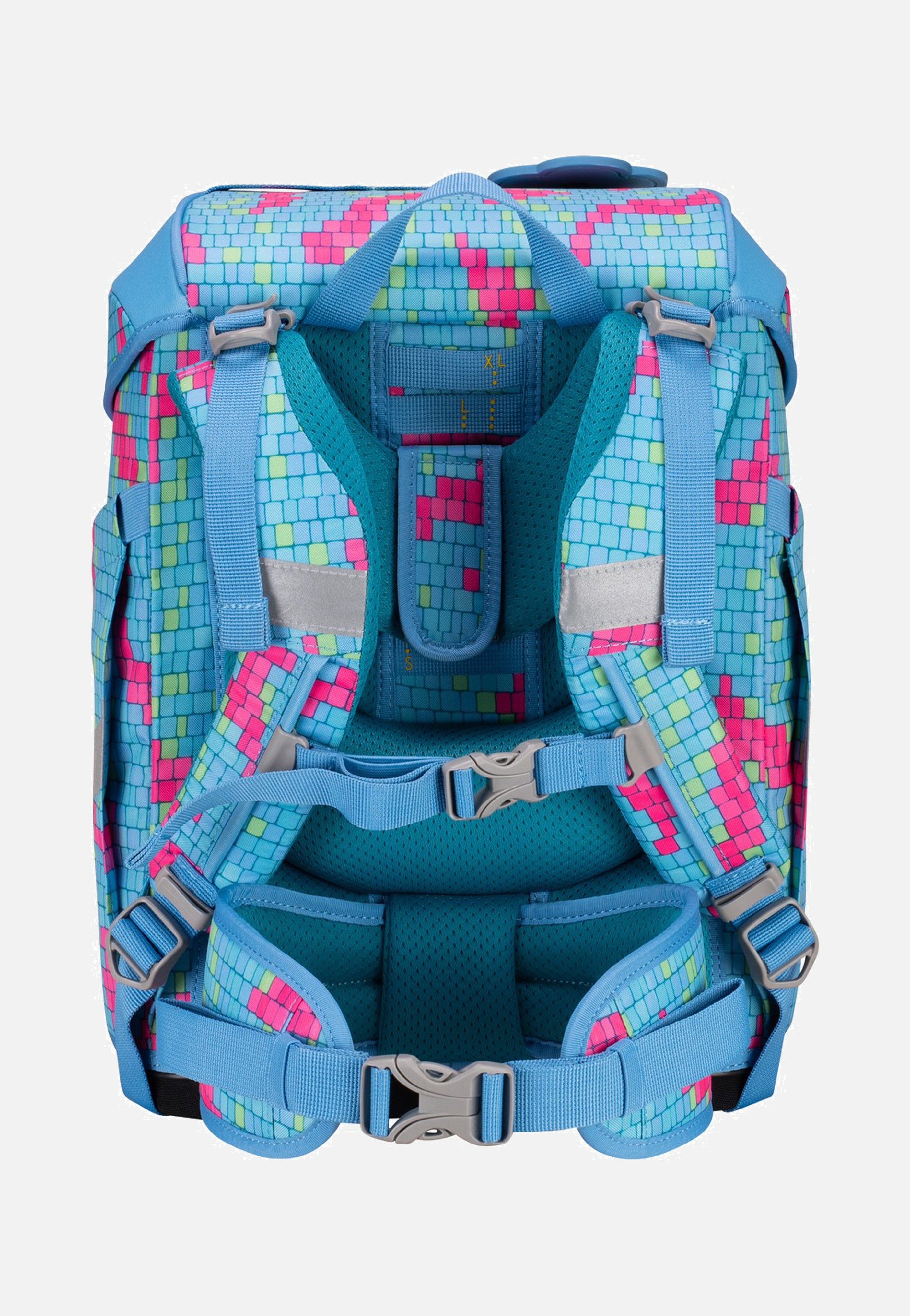 DerDieDas ErgoFlex Tiny Set Happy Pixel School Backpack