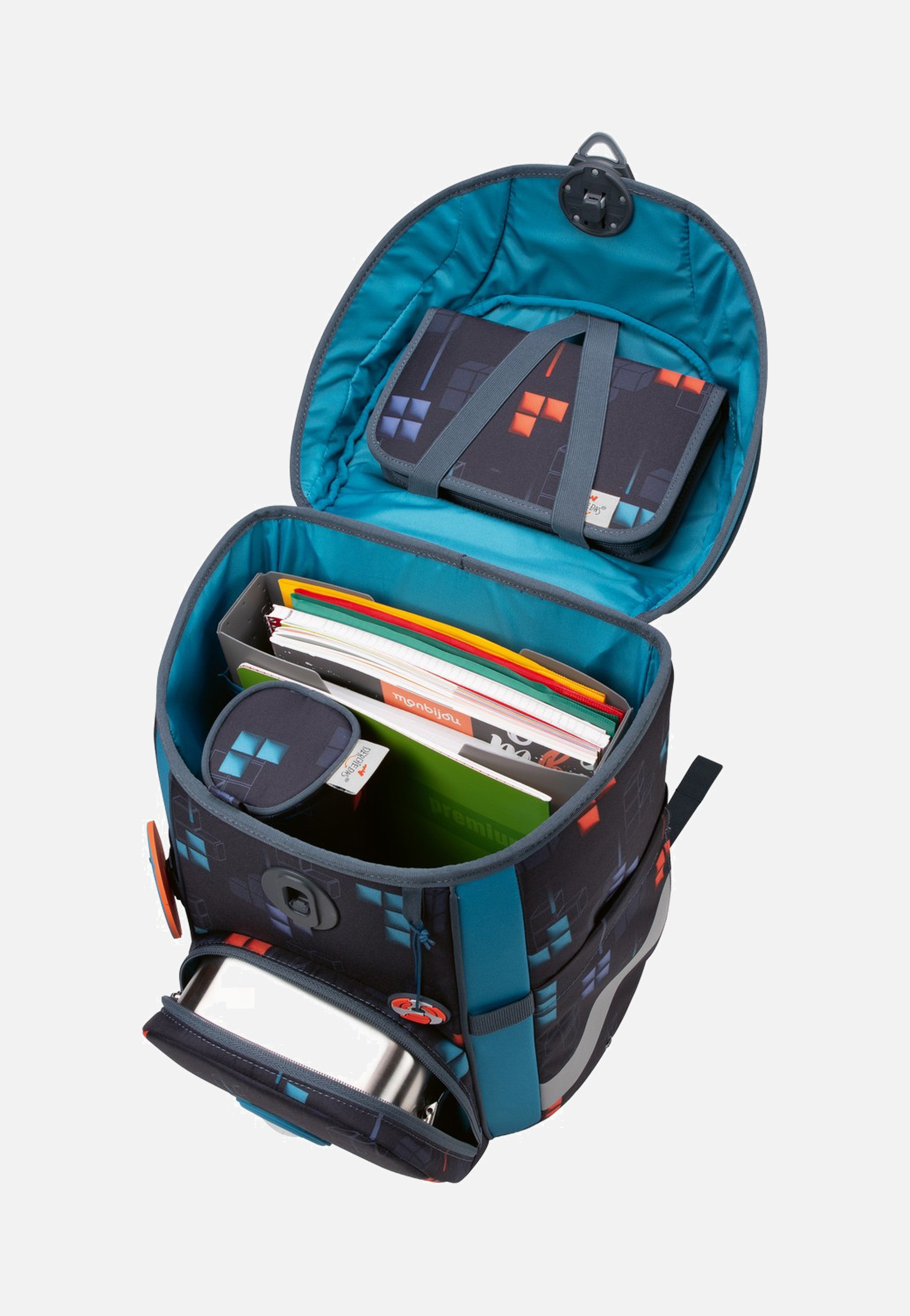 DerDieDas - ErgoFlex Easy Set Ninja Fighter - School Backpack | Neutral-Image