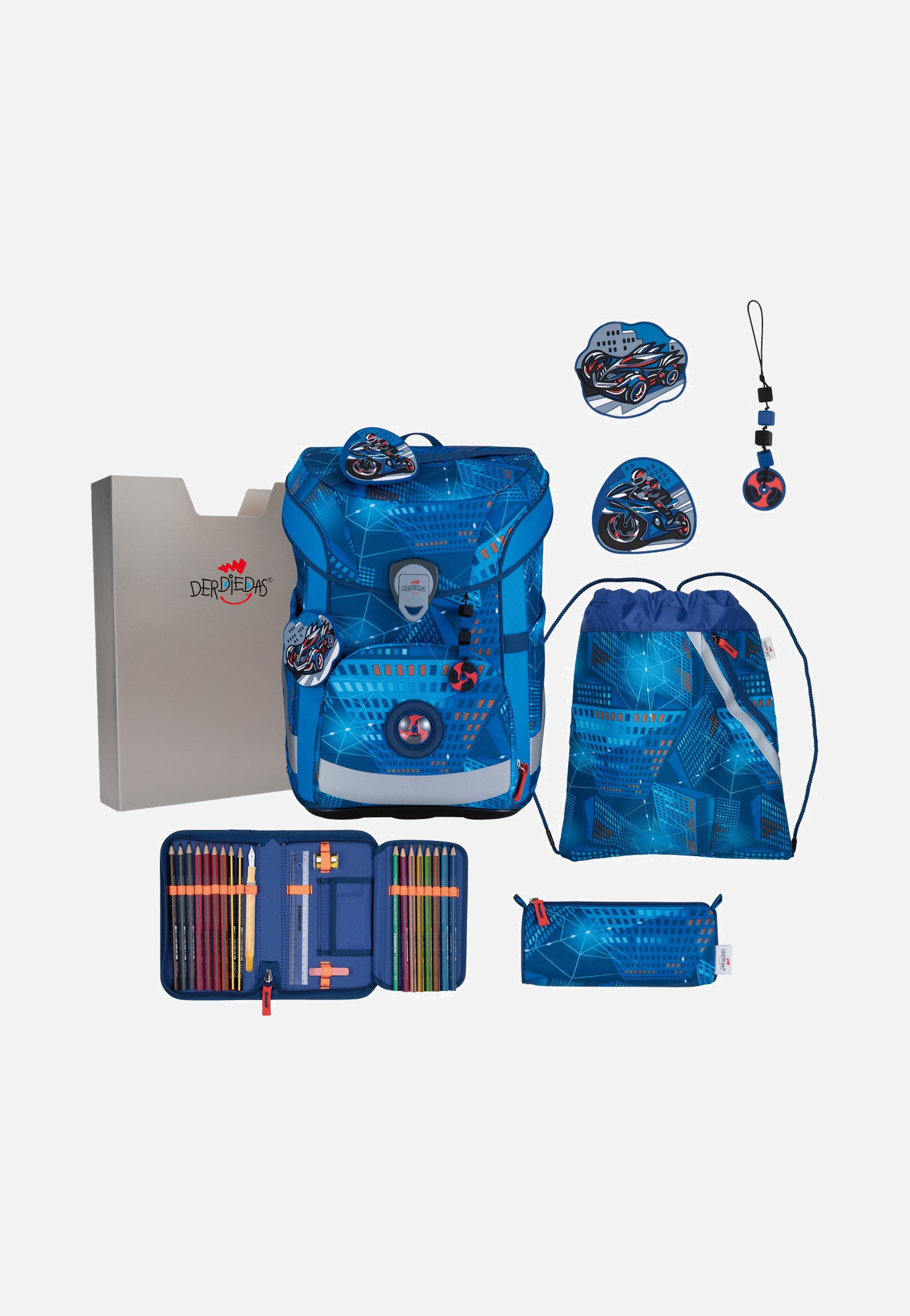 DerDieDas - ErgoFlex Easy Set Turbo Speed - School Backpack | Neutral-Image