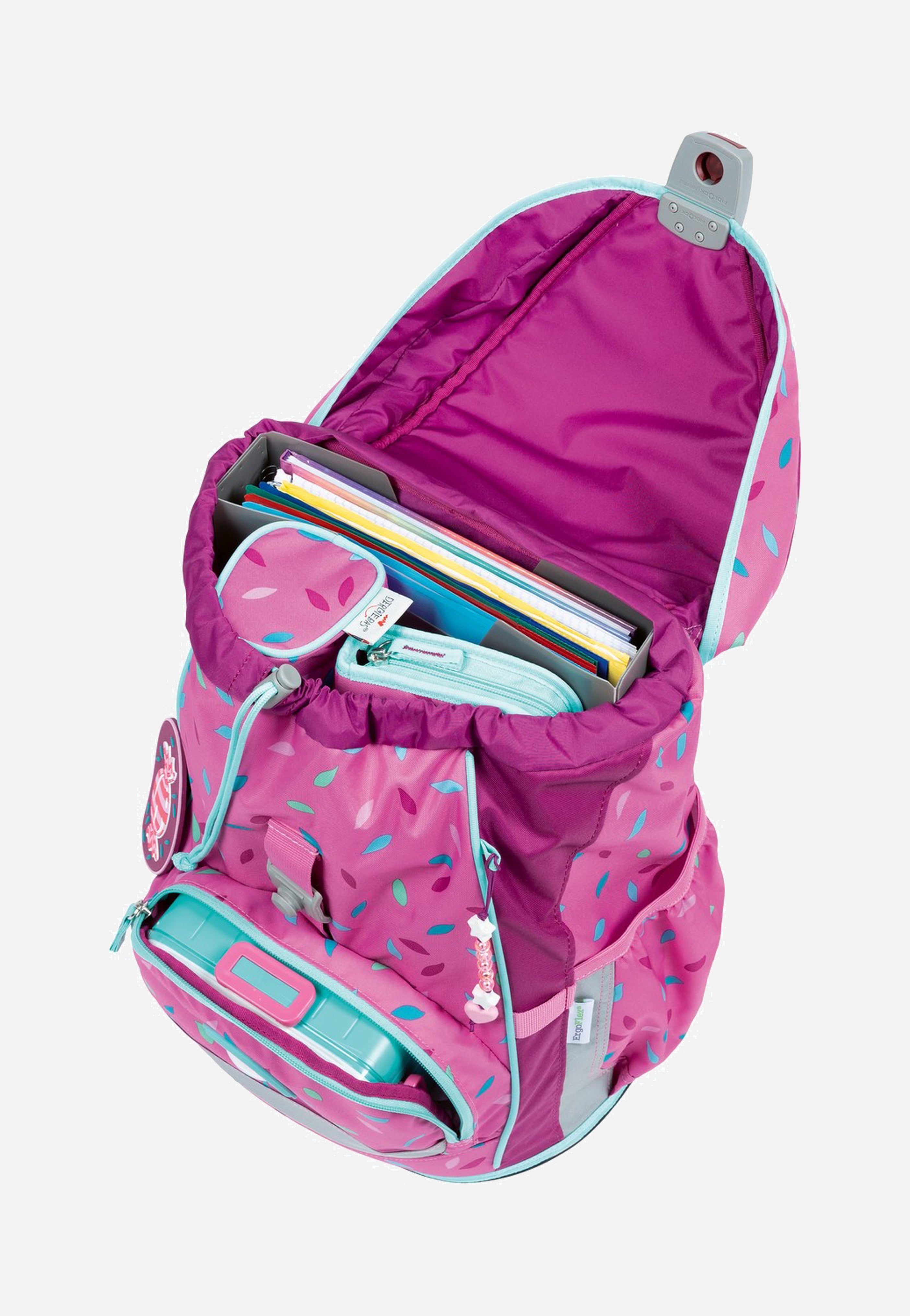 DerDieDas ErgoFlex Superlight Set Sweet Sprinkles School Backpack