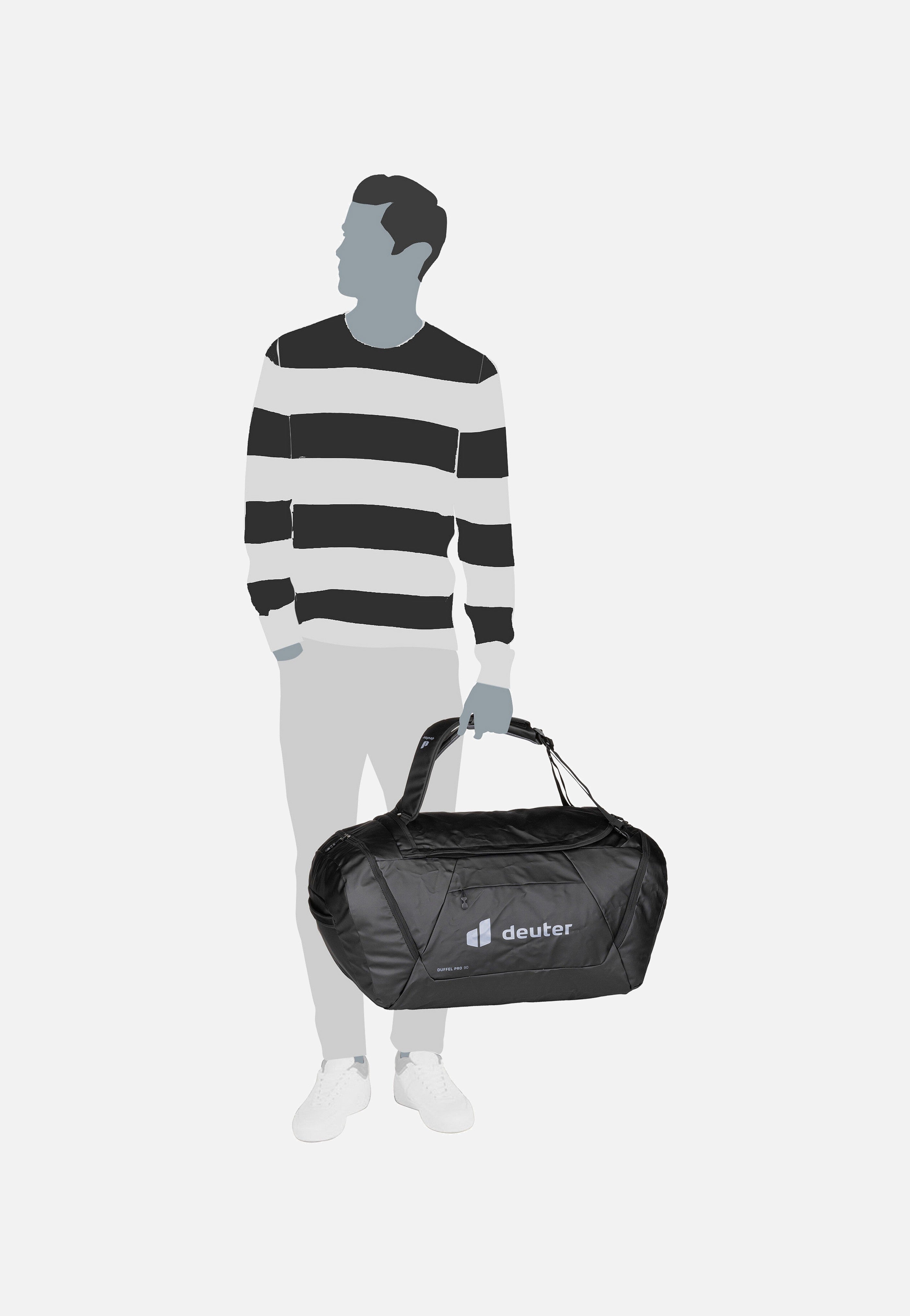 Deuter - Duffel Pro 90 Black - Dufflebag | Neutral-Image