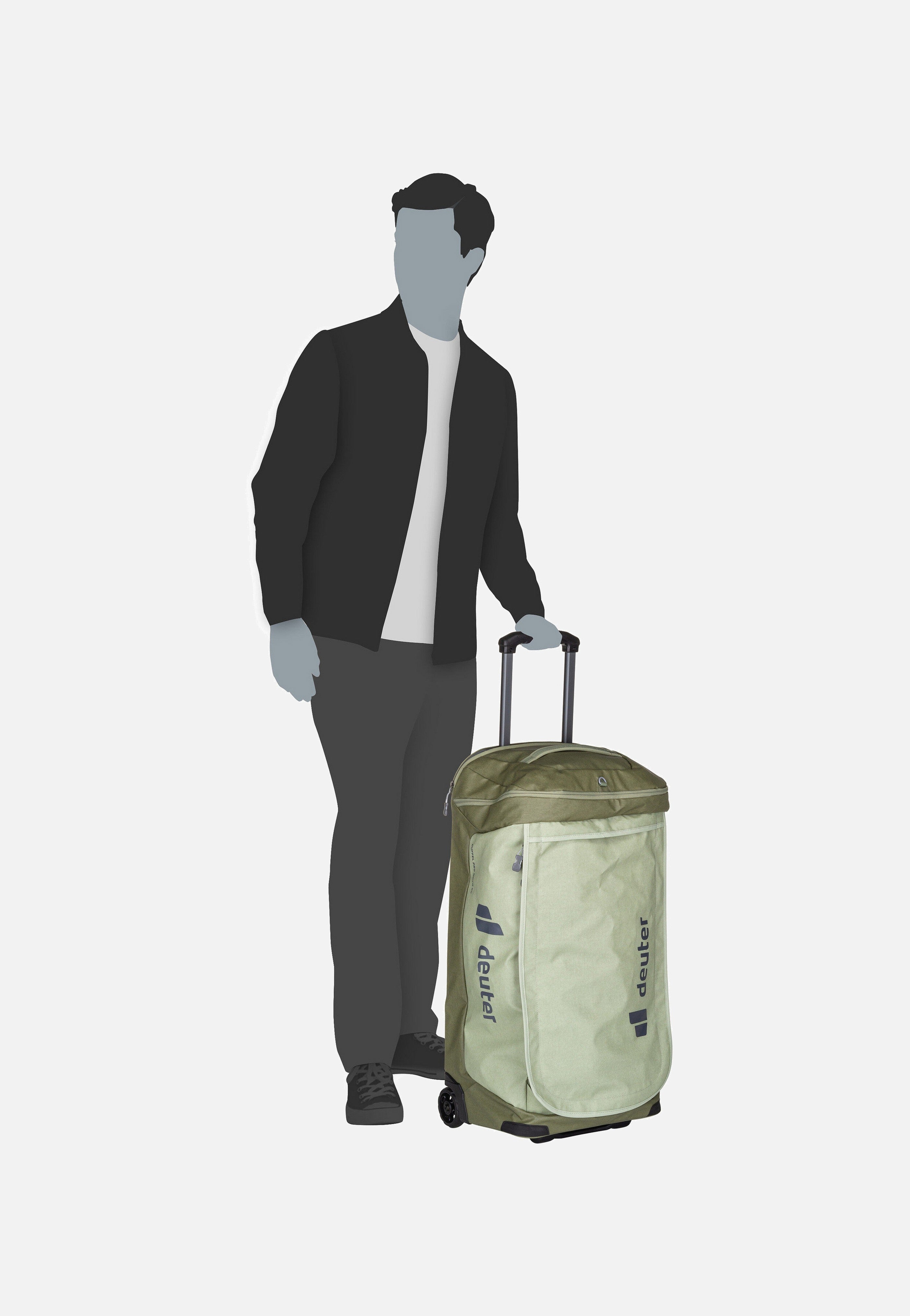 Deuter - Duffel Pro Movo 60 Mineral/grove - Travel Bag | Neutral-Image