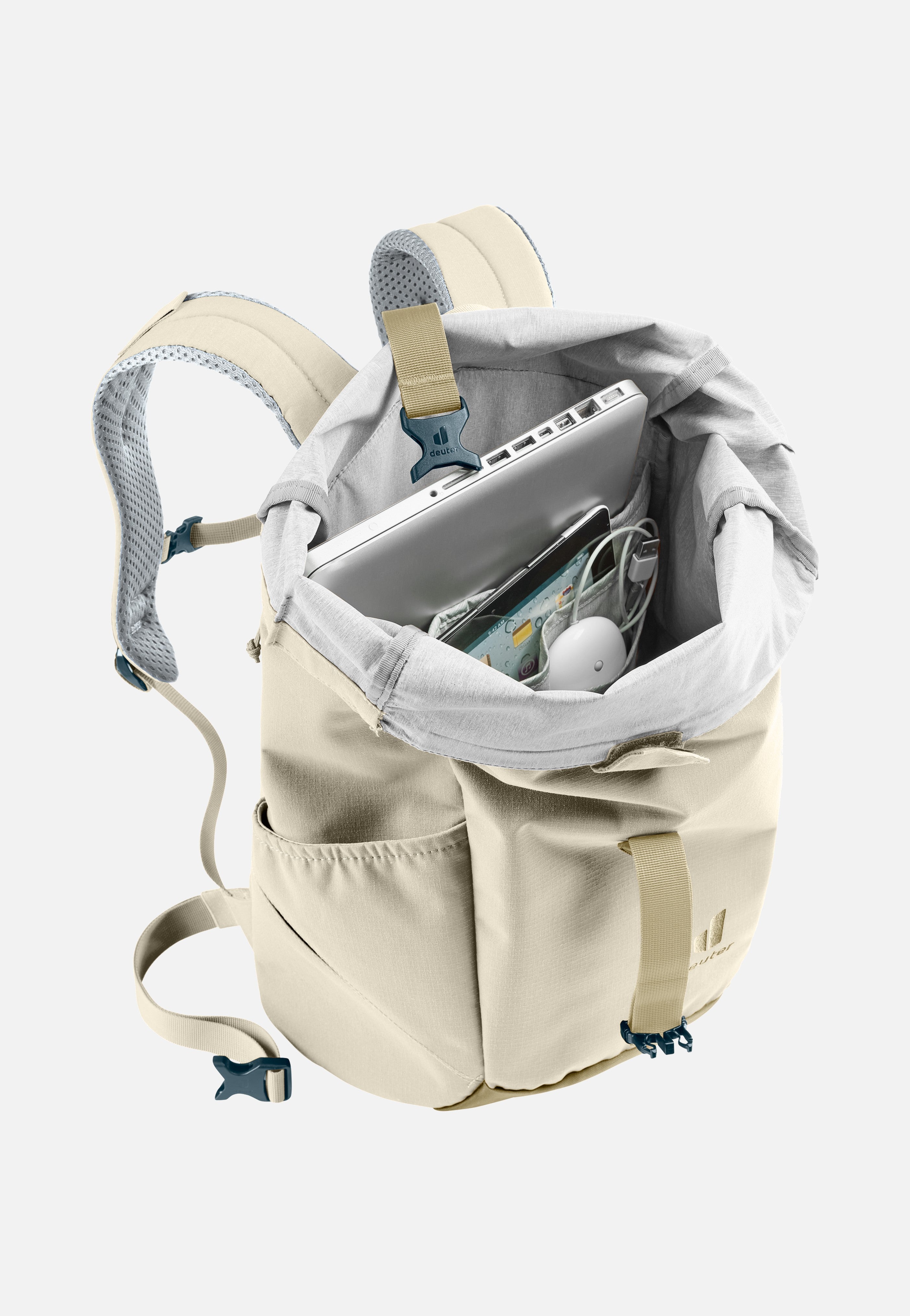 Deuter - Stepout 22 Bone/Desert - Rolltop Backpack | Neutral-Image