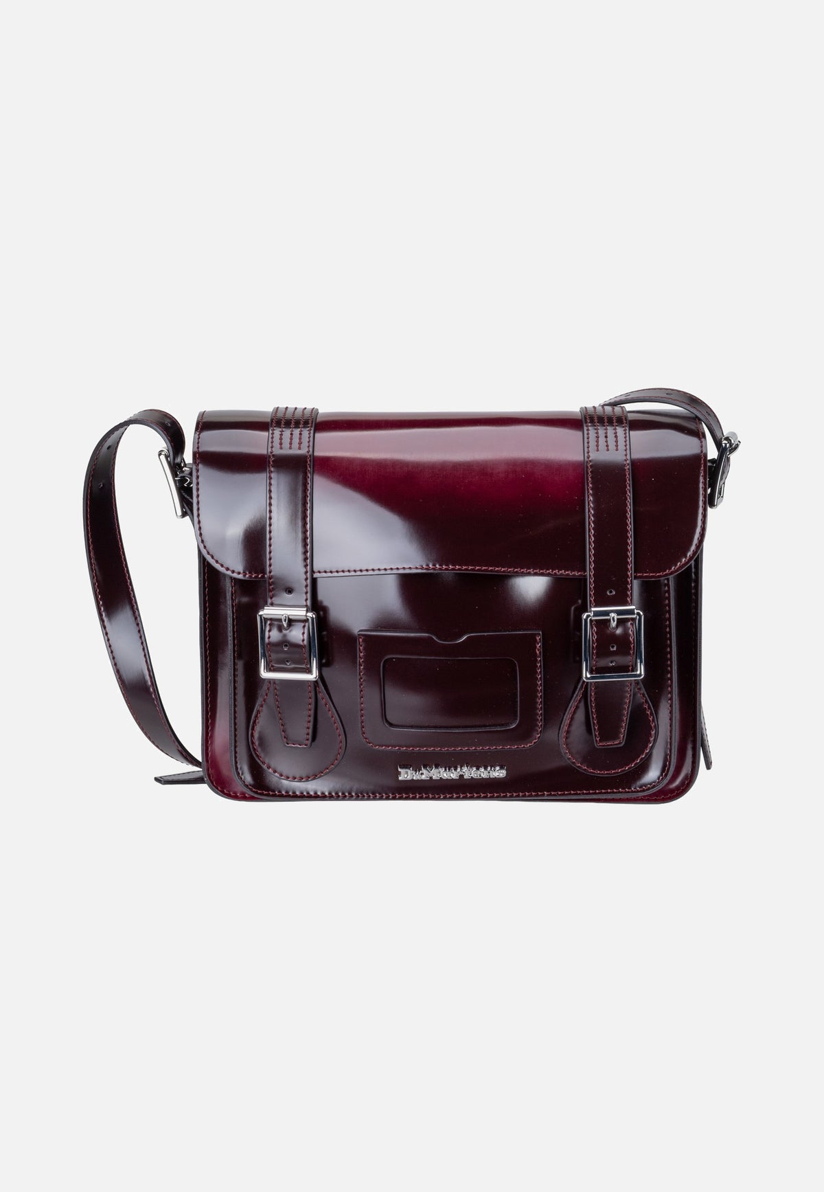 Dr. Martens 11" Satchel Bag Cherry Red Oxford Rub Off Bag