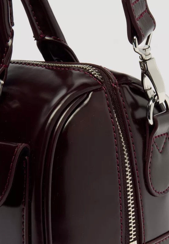 Dr. Martens Top Handle Cherry Red Oxford Rub Off Bag
