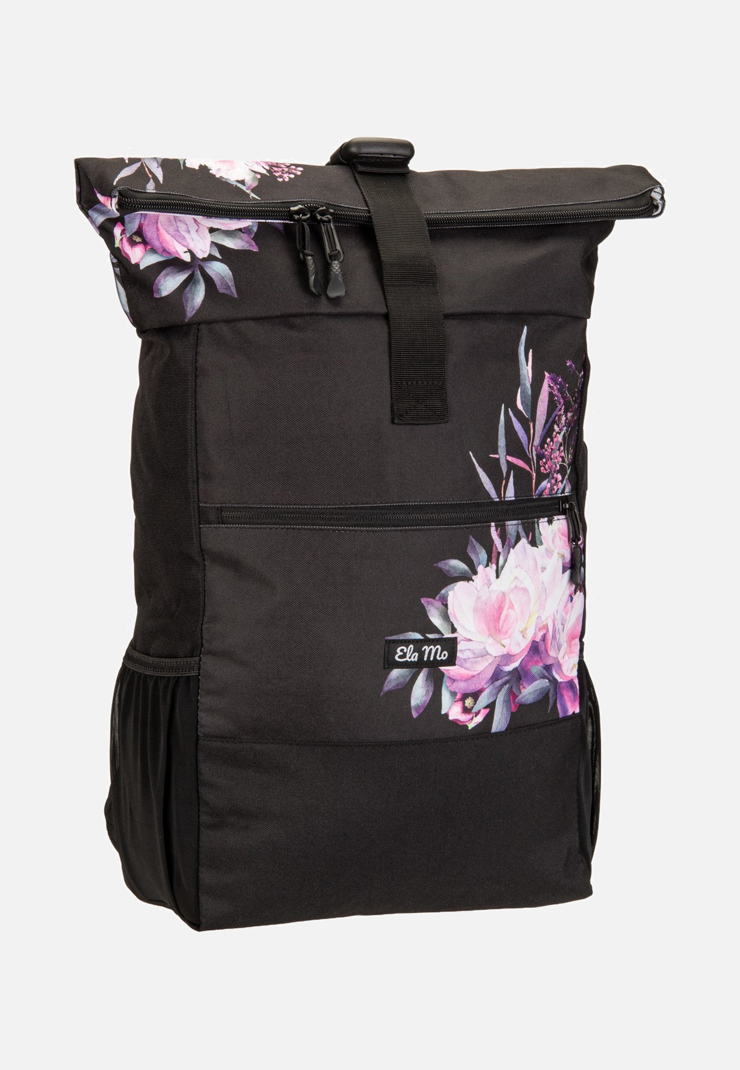 Ela Mo Rolltop Beauty in Darkness Rolltop Backpack