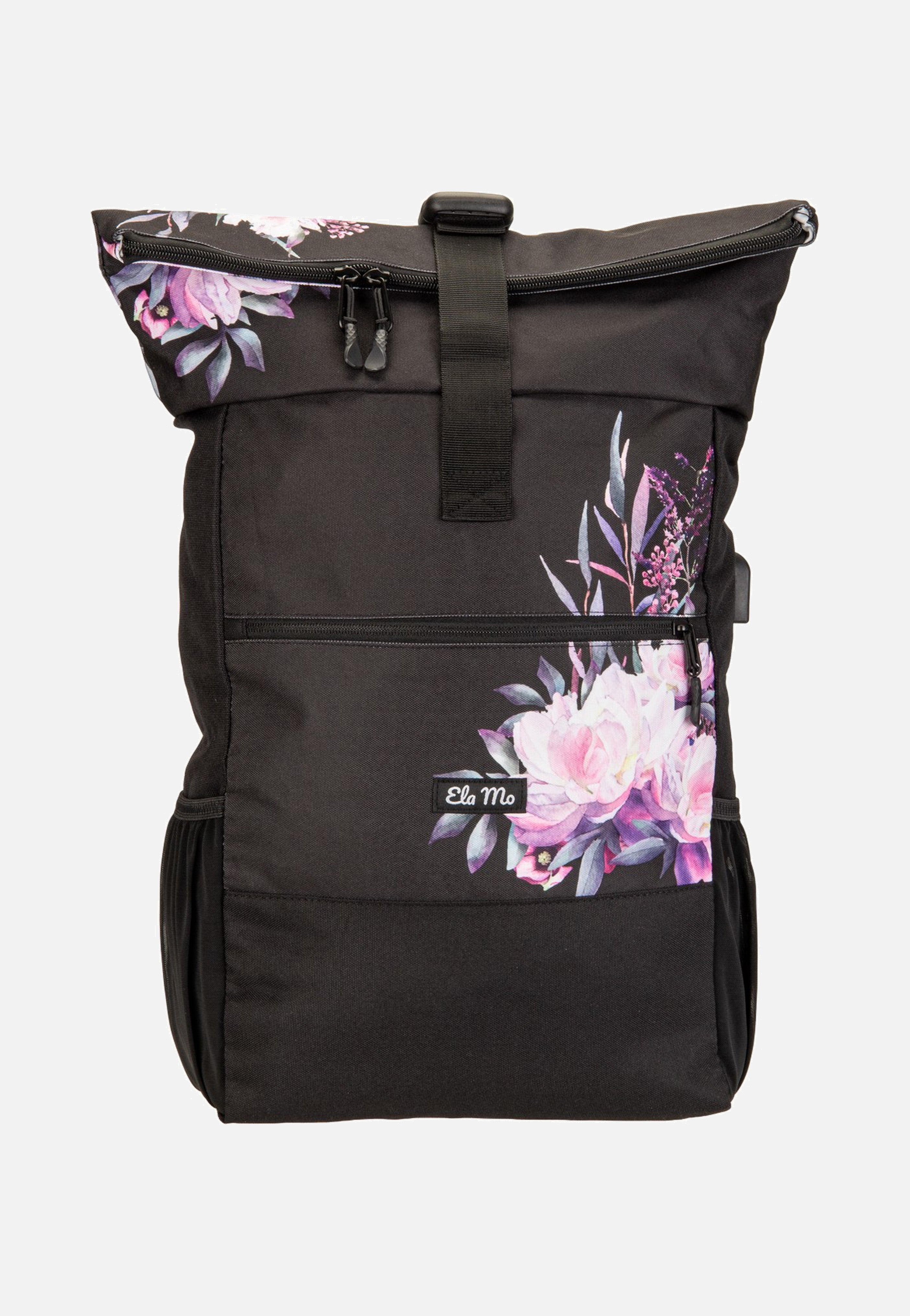 Ela Mo Rolltop Beauty in Darkness Rolltop Backpack