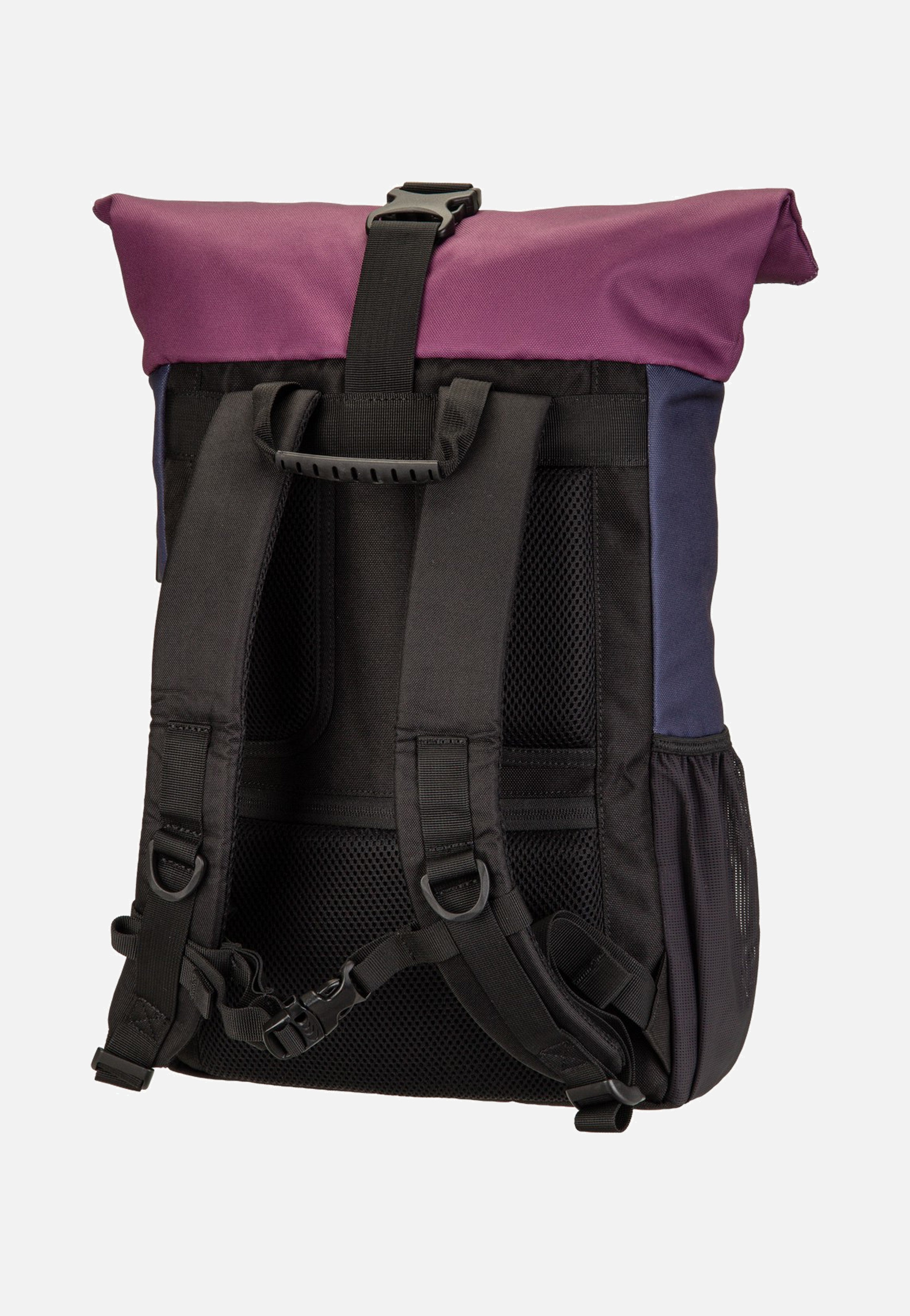Ela Mo Rolltop Berry Rolltop Backpack