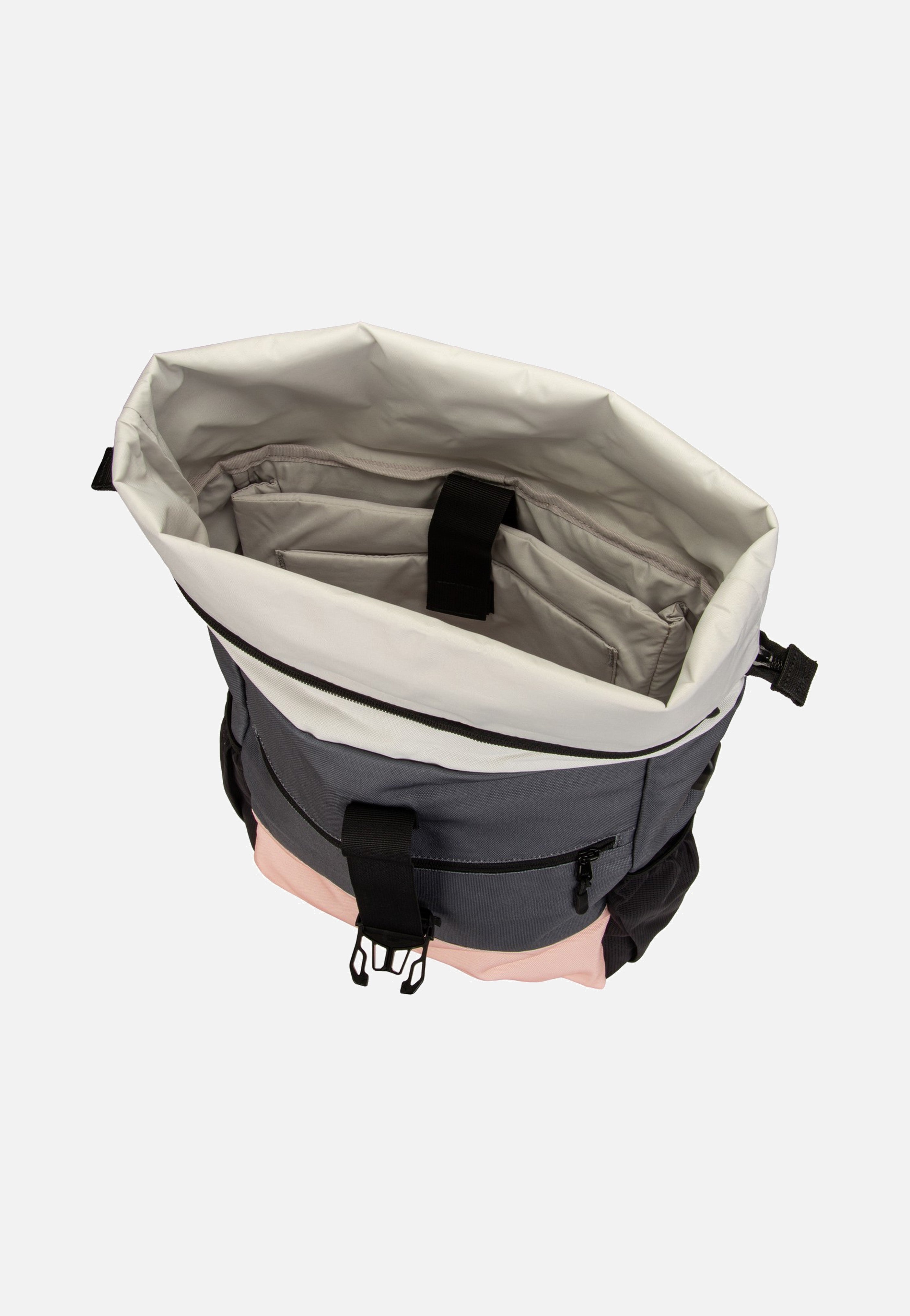 Ela Mo Rolltop Rose On Rocks Rolltop Backpack