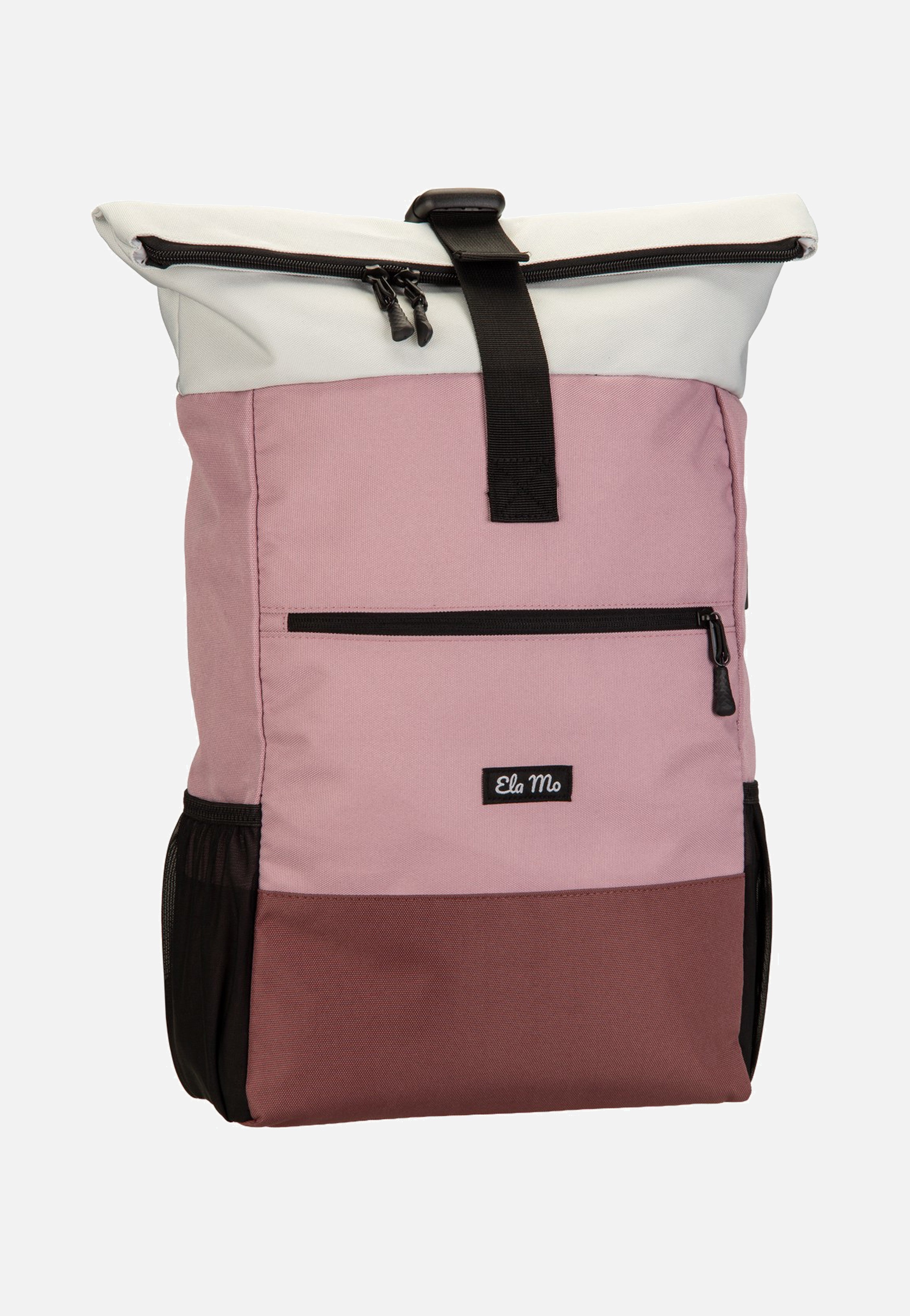 Ela Mo Rolltop Strawberry Cream Rolltop Backpack
